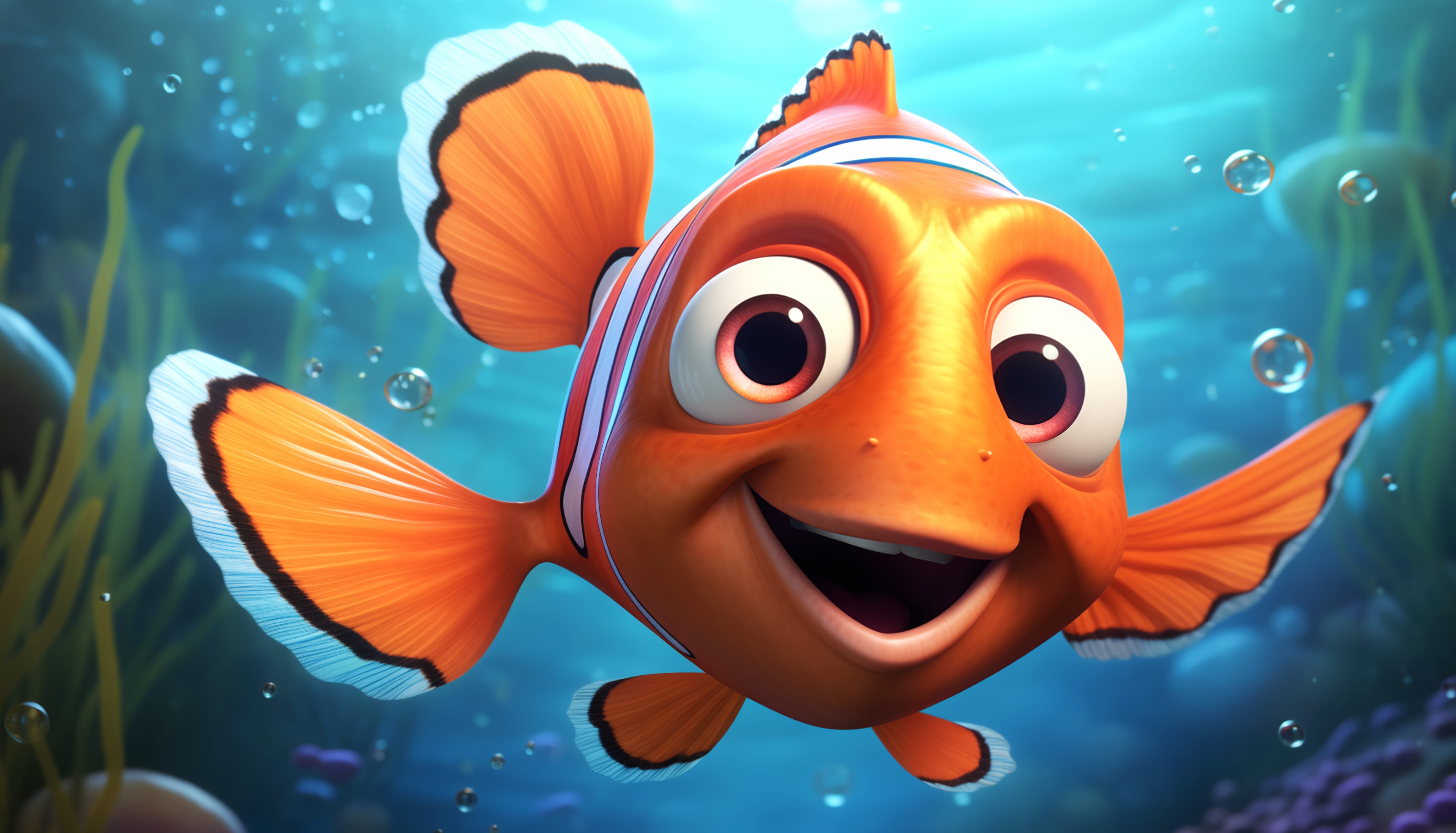 HD Nemo Wallpaper - Vibrant Clownfish Adventure Background wallpapers HD quality