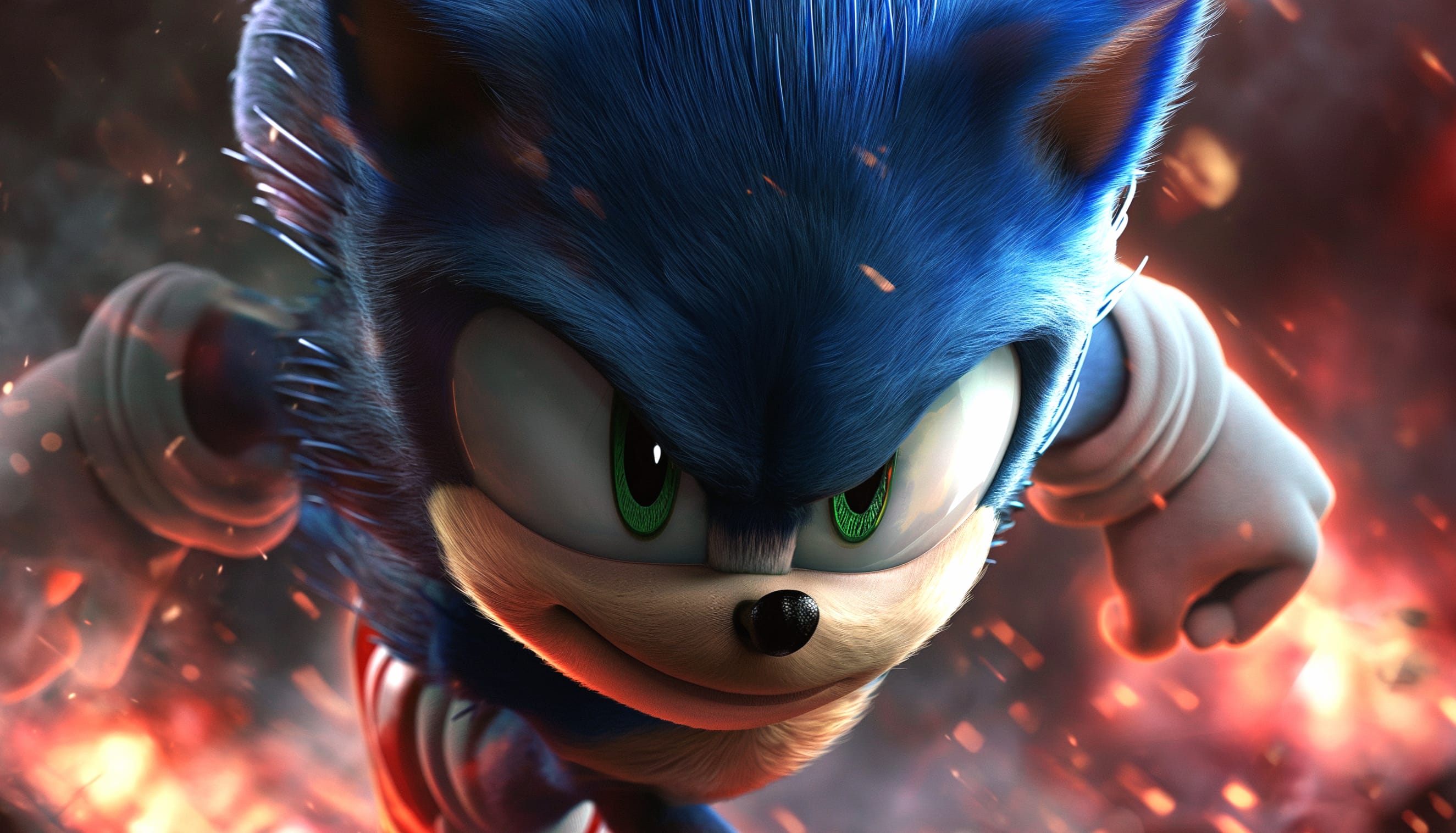 HD Sonic the Hedgehog Wallpaper - Dynamic Video Game Background at 2560 x 1440 HD size wallpapers HD quality