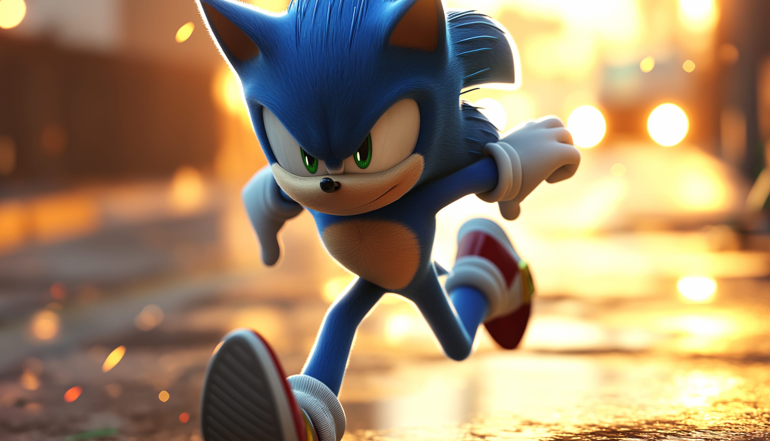 HD Sonic the Hedgehog Wallpaper - High-Speed Adventure at 320 x 480 iPhone size wallpapers HD quality