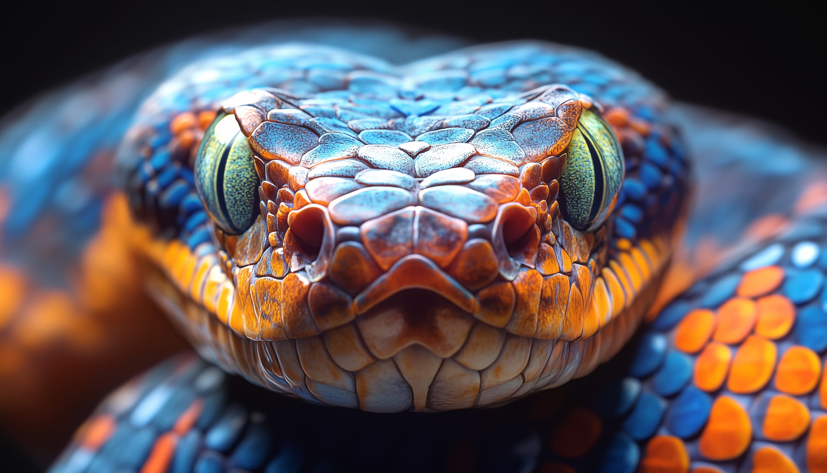 HD Wallpaper of a Captivating Snake Eye at 750 x 1334 iPhone 6 size wallpapers HD quality