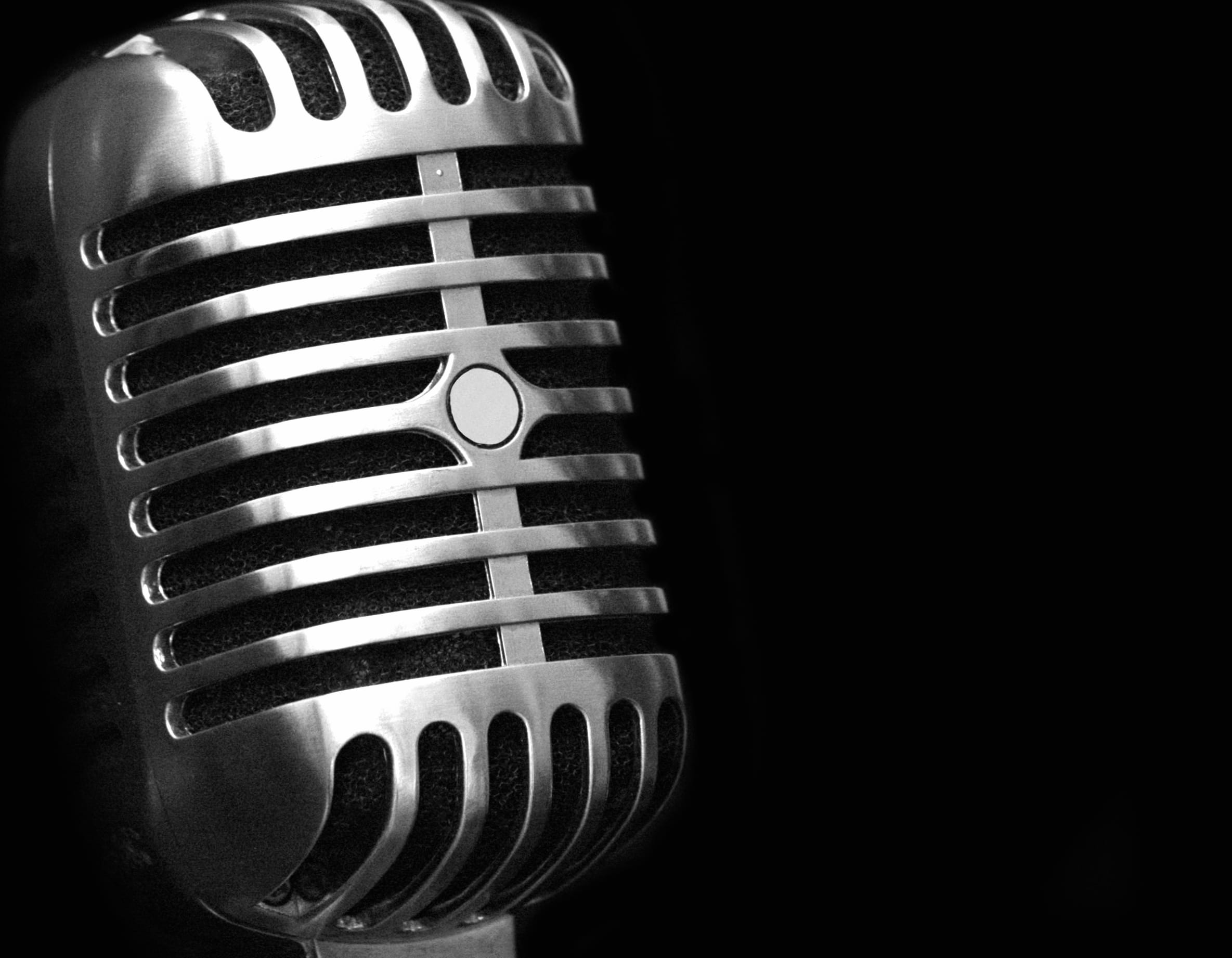 HD Wallpaper of a Classic Microphone The Essence of Music wallpapers HD quality