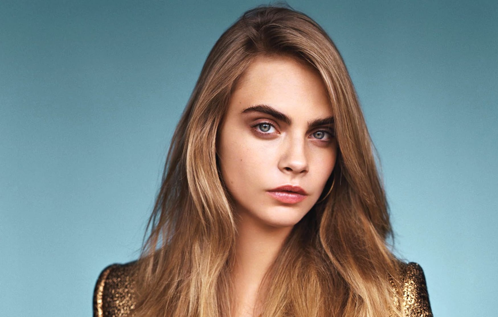 HD Wallpaper of Cara Delevingne A Stunning Model in Focus at 1024 x 1024 iPad size wallpapers HD quality