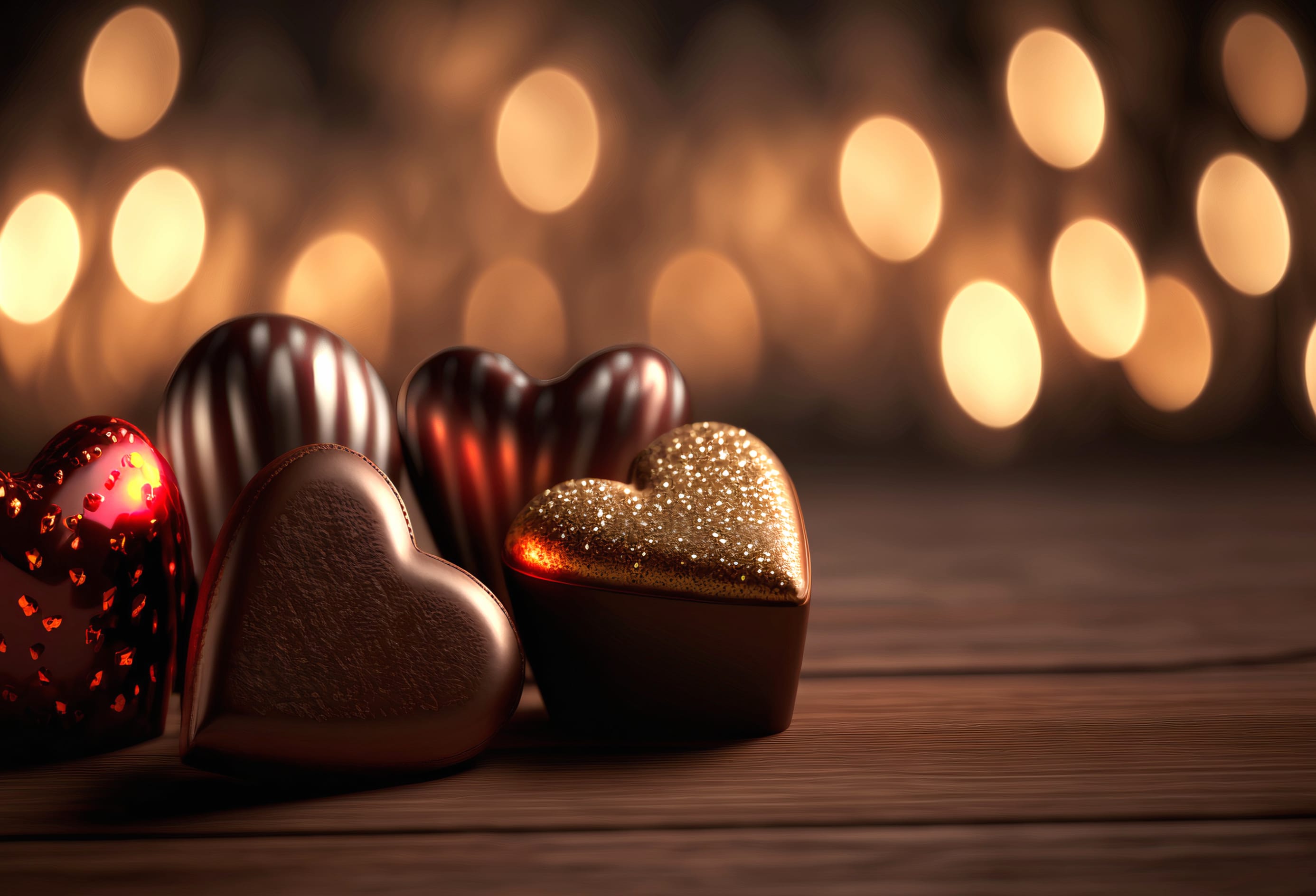 Heart-shaped Food Chocolate wallpapers HD quality