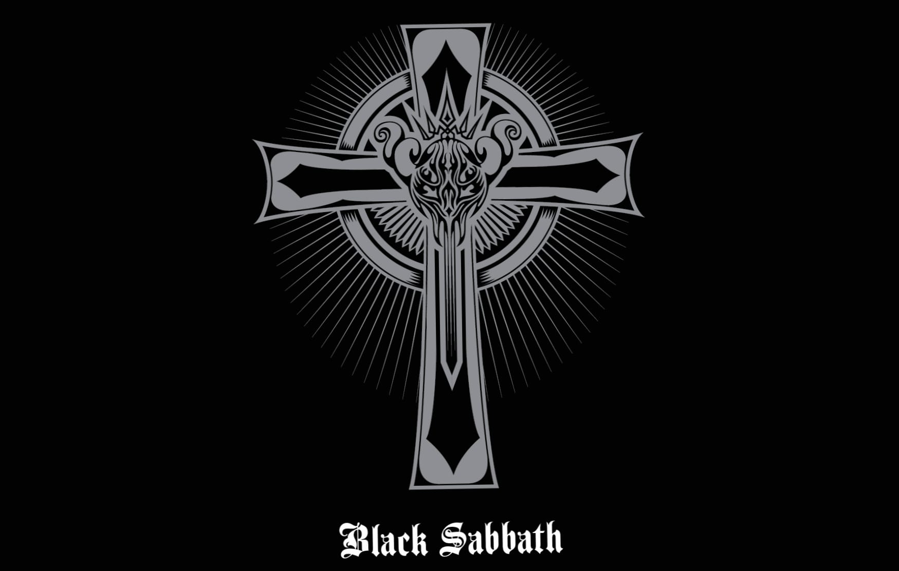 Heavy Metal Cross Music Black Sabbath wallpapers HD quality