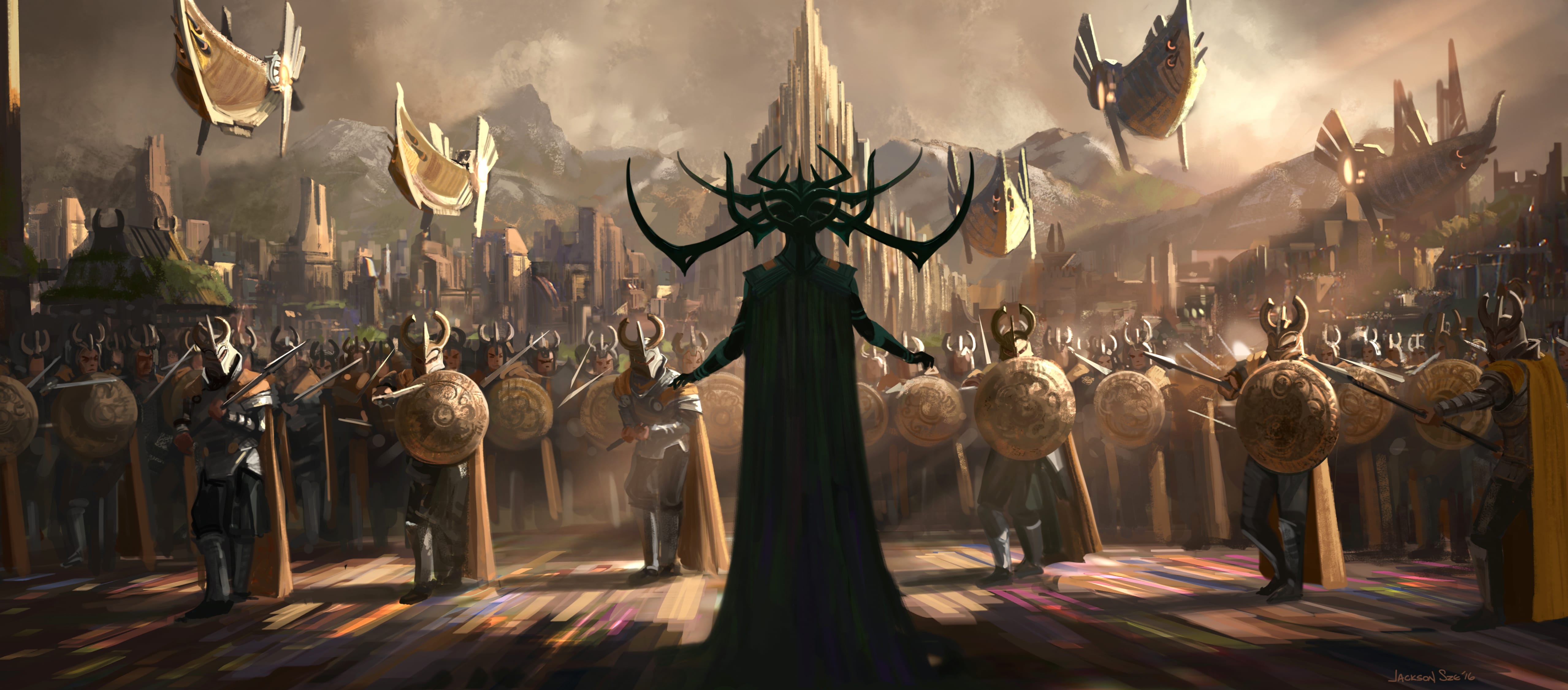 Hela Commands in Thor Ragnarok - at 2560 x 1440 HD size wallpapers HD quality