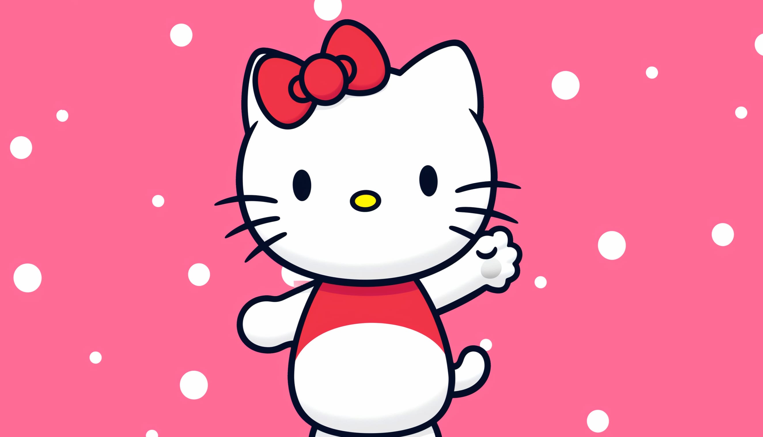 Hello Kitty Anime HD Desktop Wallpaper at 1366 x 768 HD size wallpapers HD quality