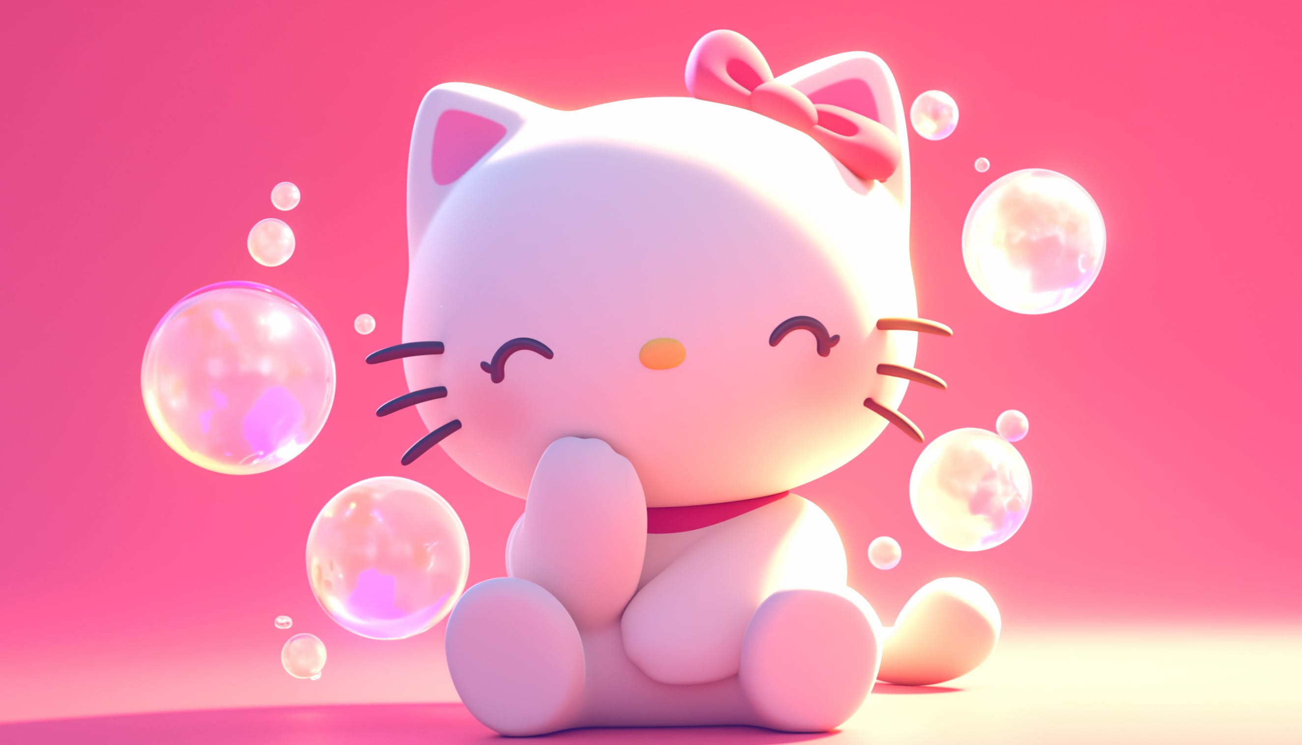 Hello Kitty Anime Style HD Desktop Wallpaper at 1536 x 864 HD size wallpapers HD quality