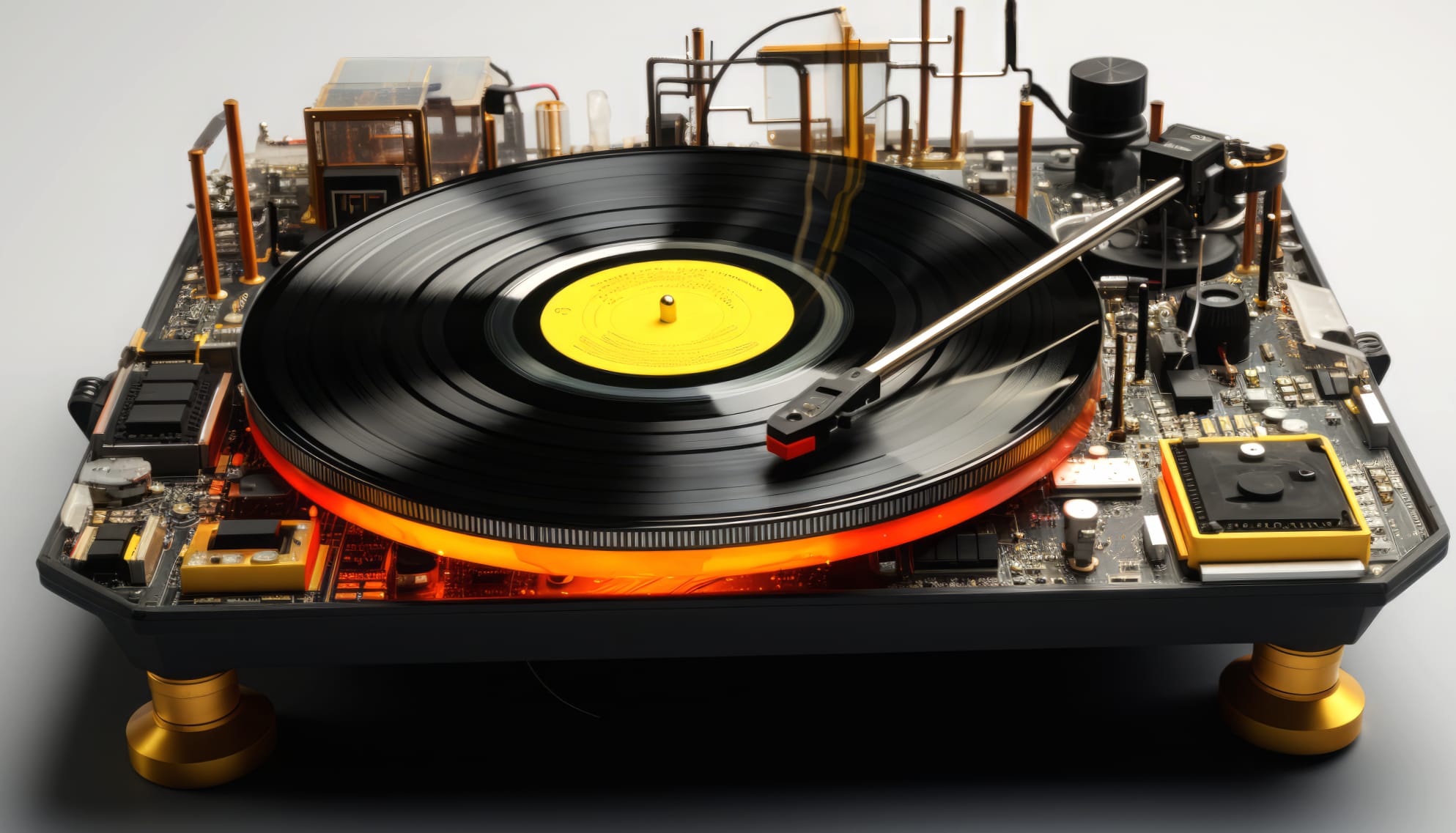 High-Definition Vinyl Record Player Wallpaper at 640 x 1136 iPhone 5 size wallpapers HD quality