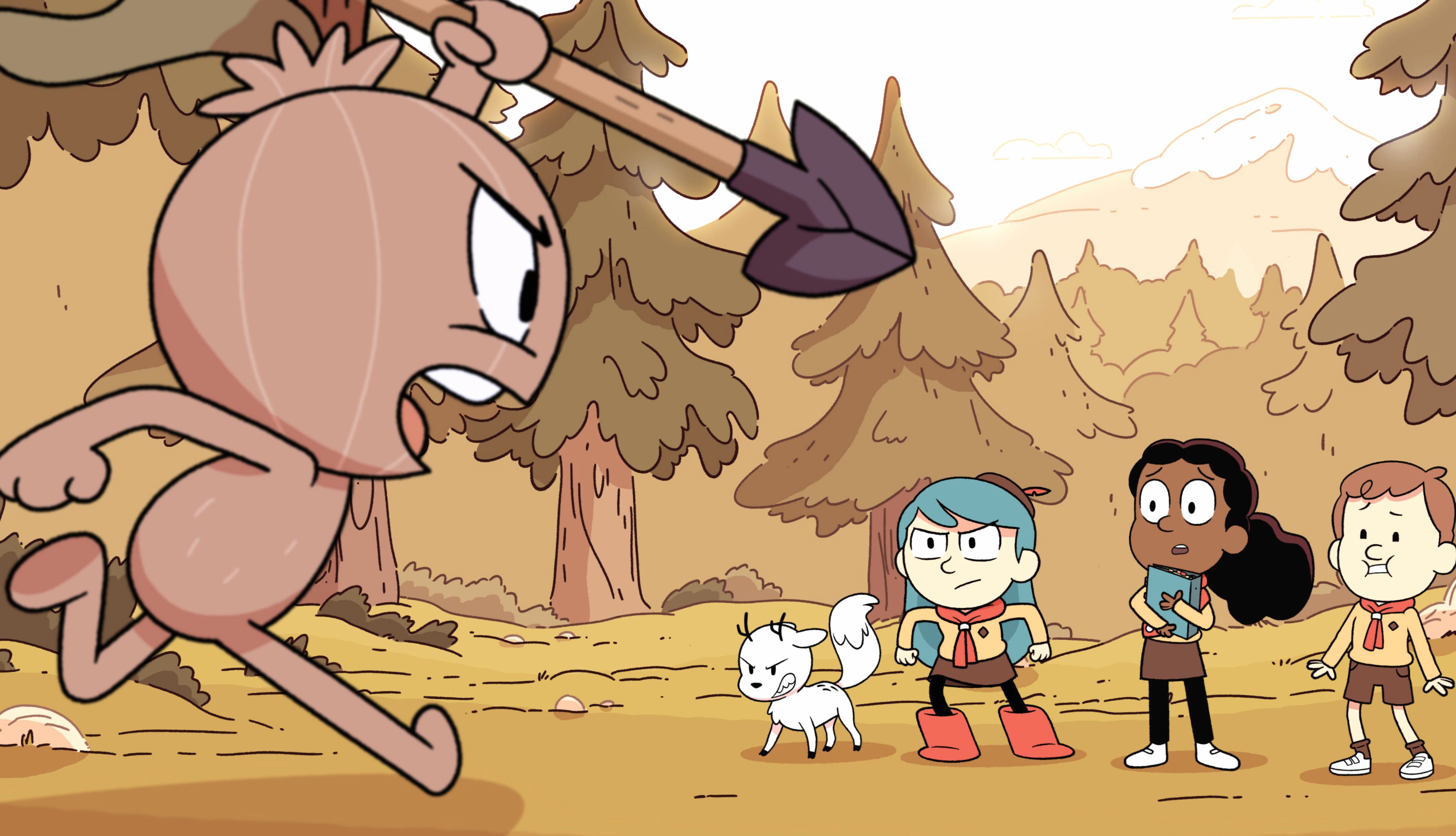 Hilda and Friends Adventure Cartoon wallpapers HD quality