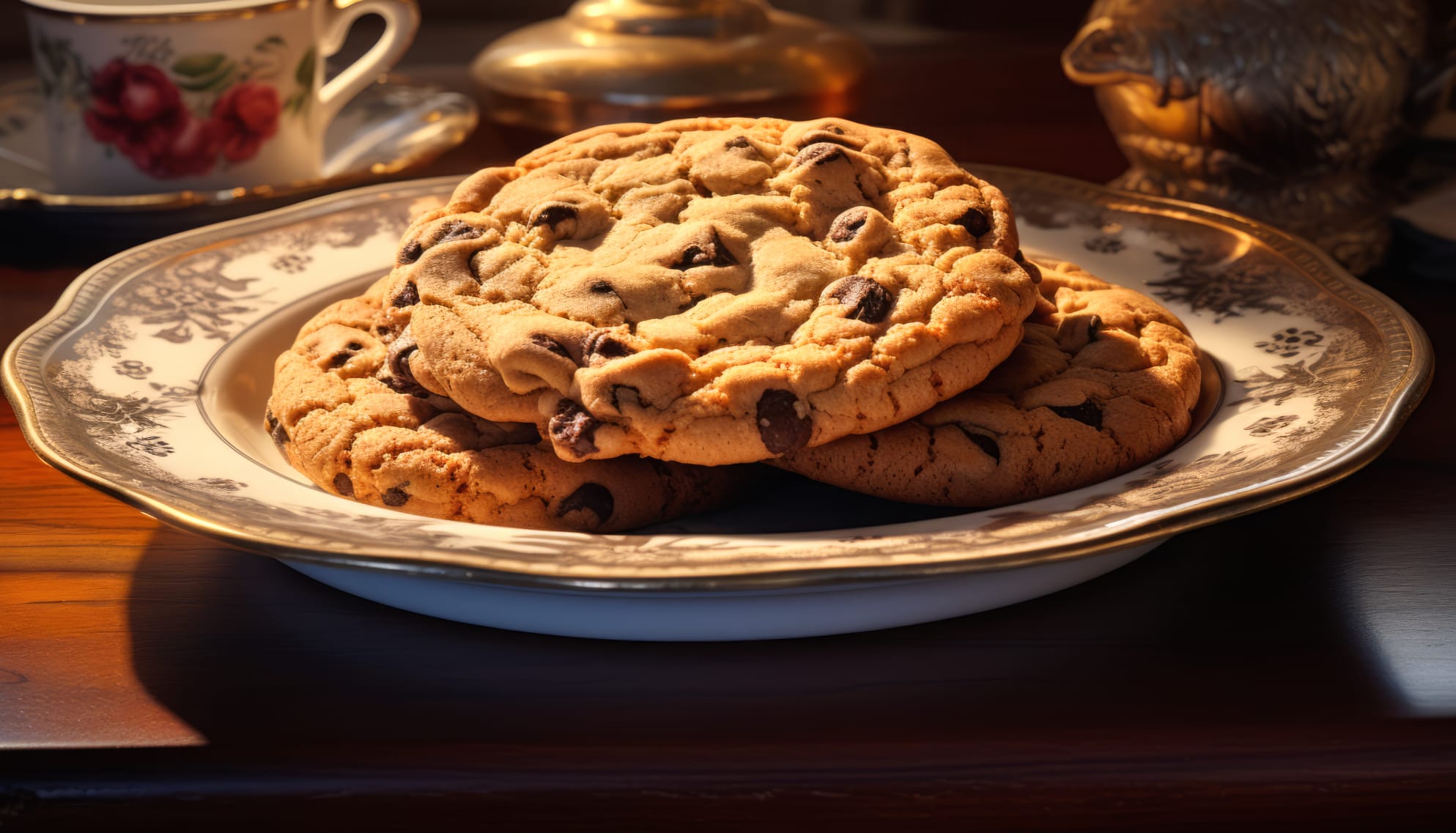 Homemade Chocolate Chip Cookie Delight wallpapers HD quality