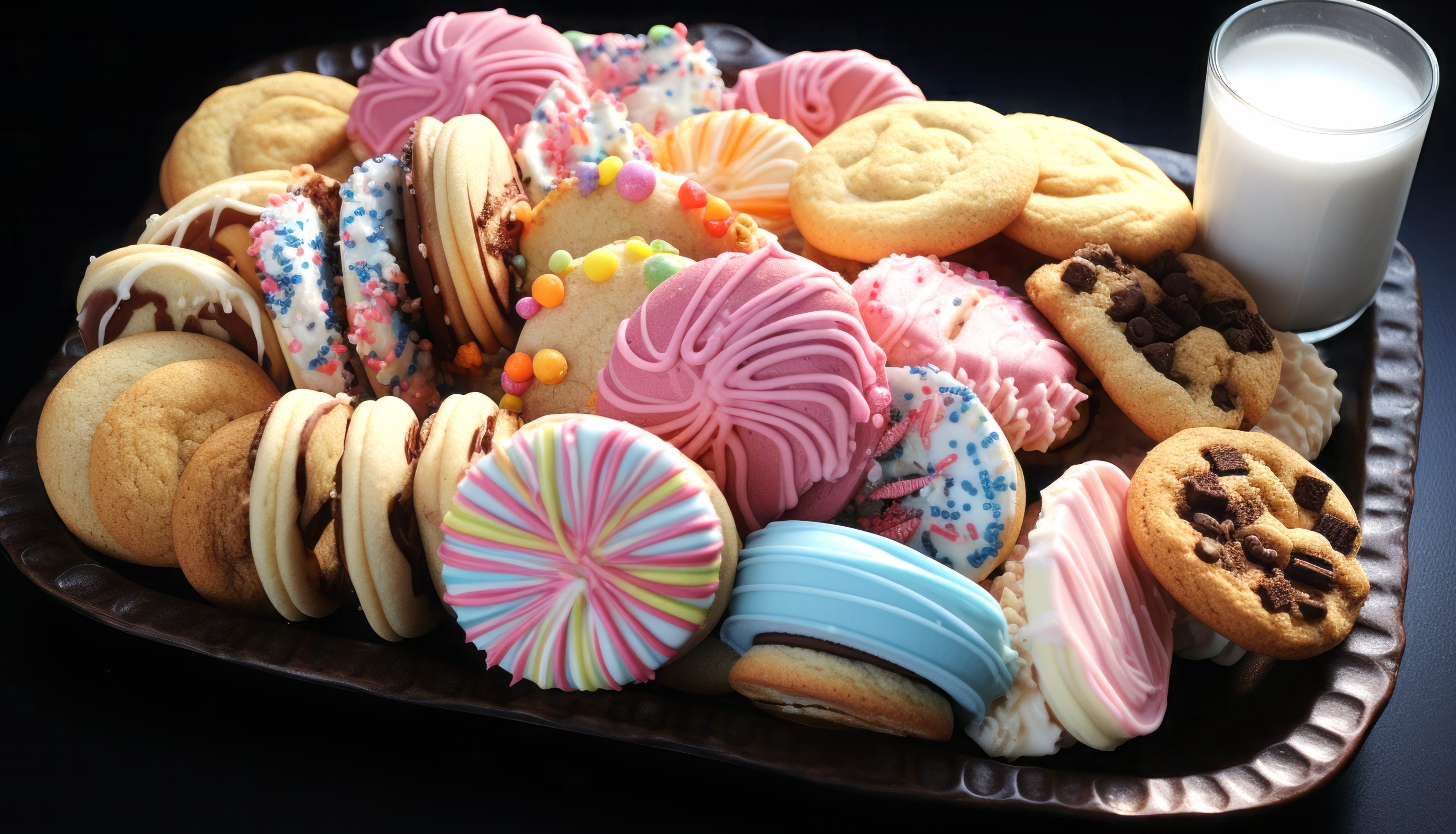 Homemade Sugar Cookie Assortment - wallpapers HD quality