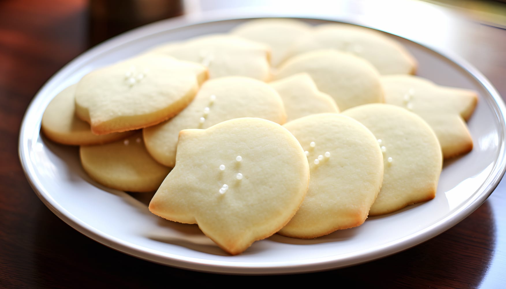 Homemade Sugar Cookies Plate at 1600 x 1200 size wallpapers HD quality