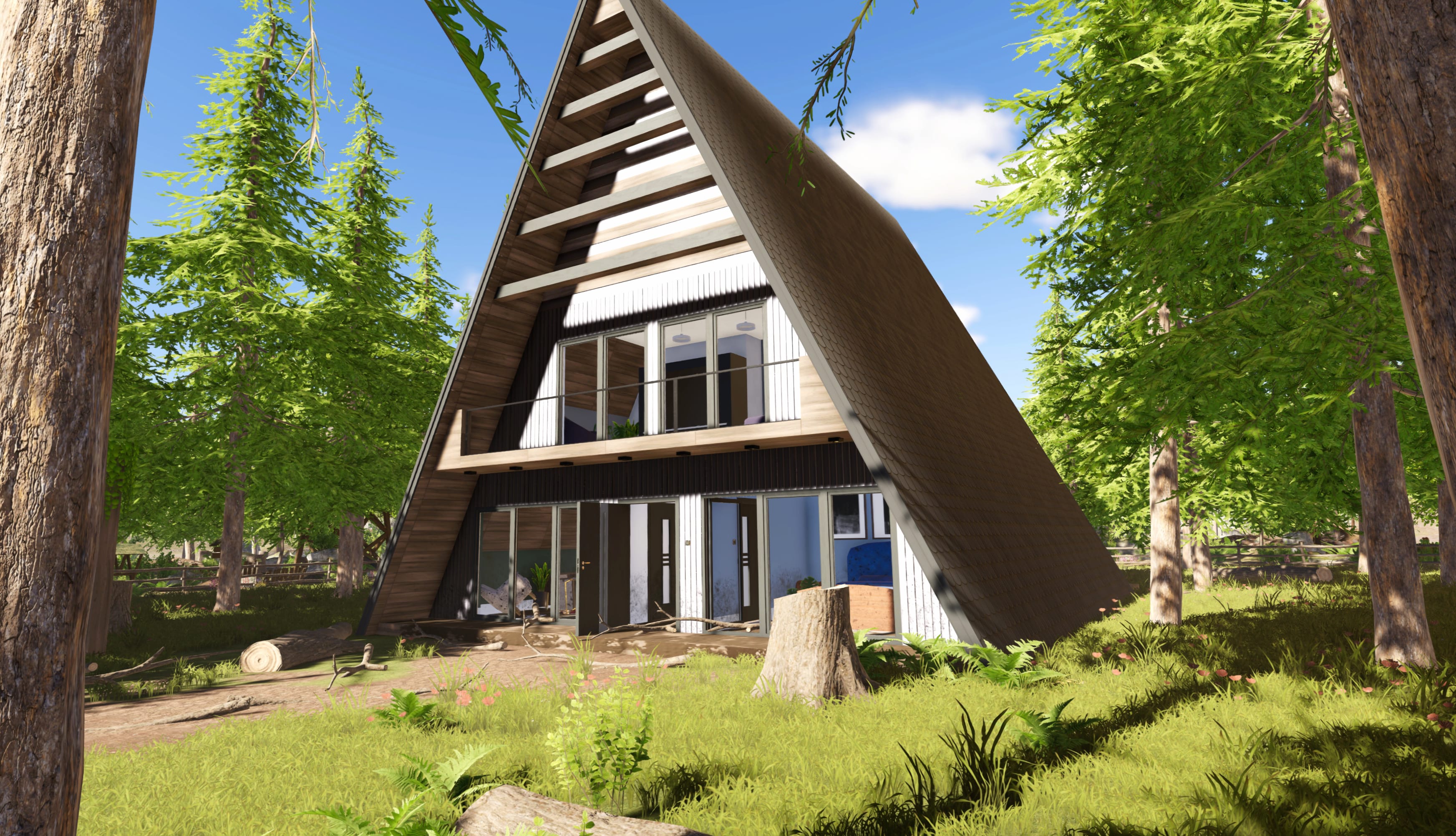 House Flipper 2 A-Frame House Renovation wallpapers HD quality