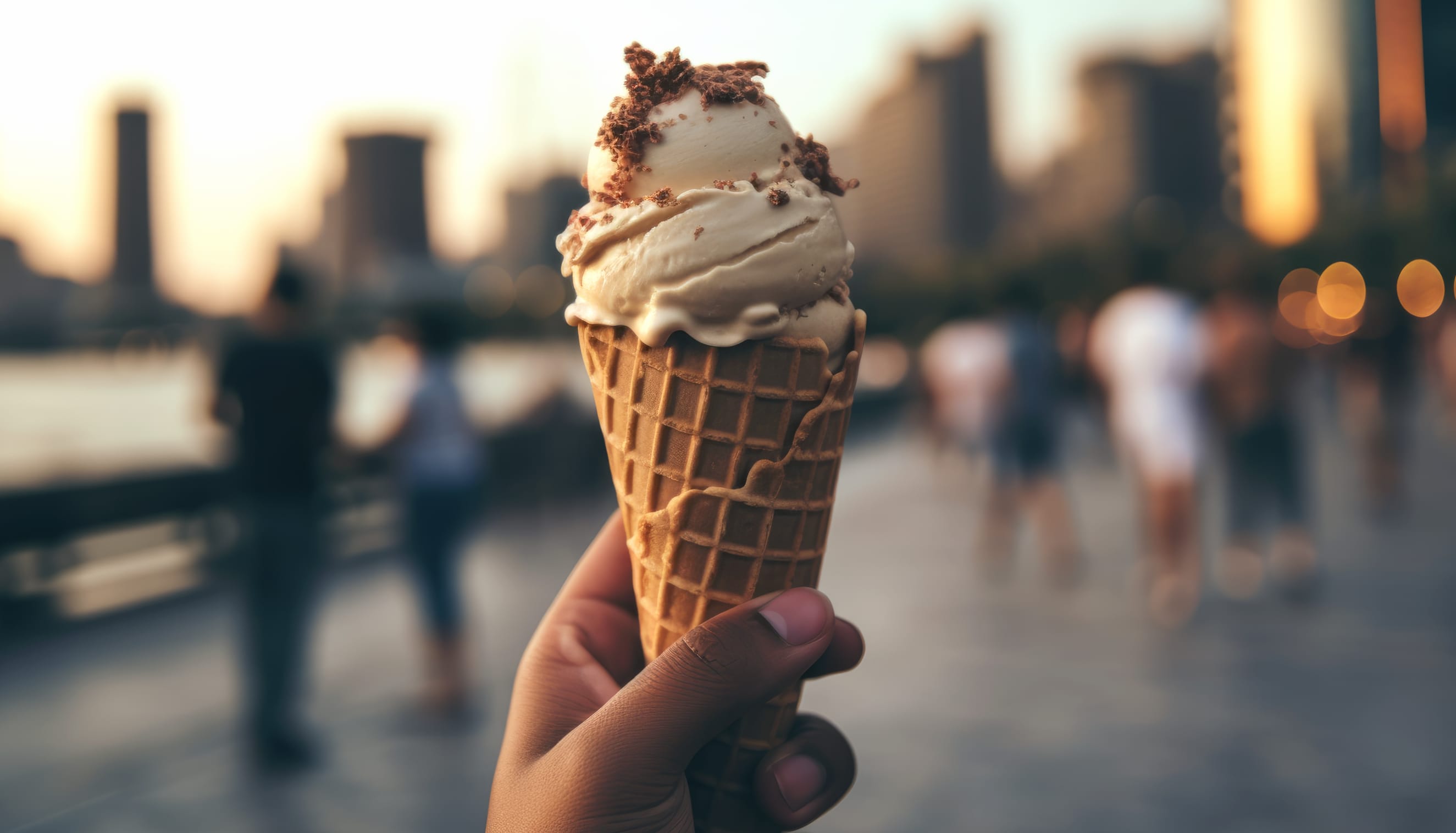 Ice Cream Delight - AI-Created wallpapers HD quality