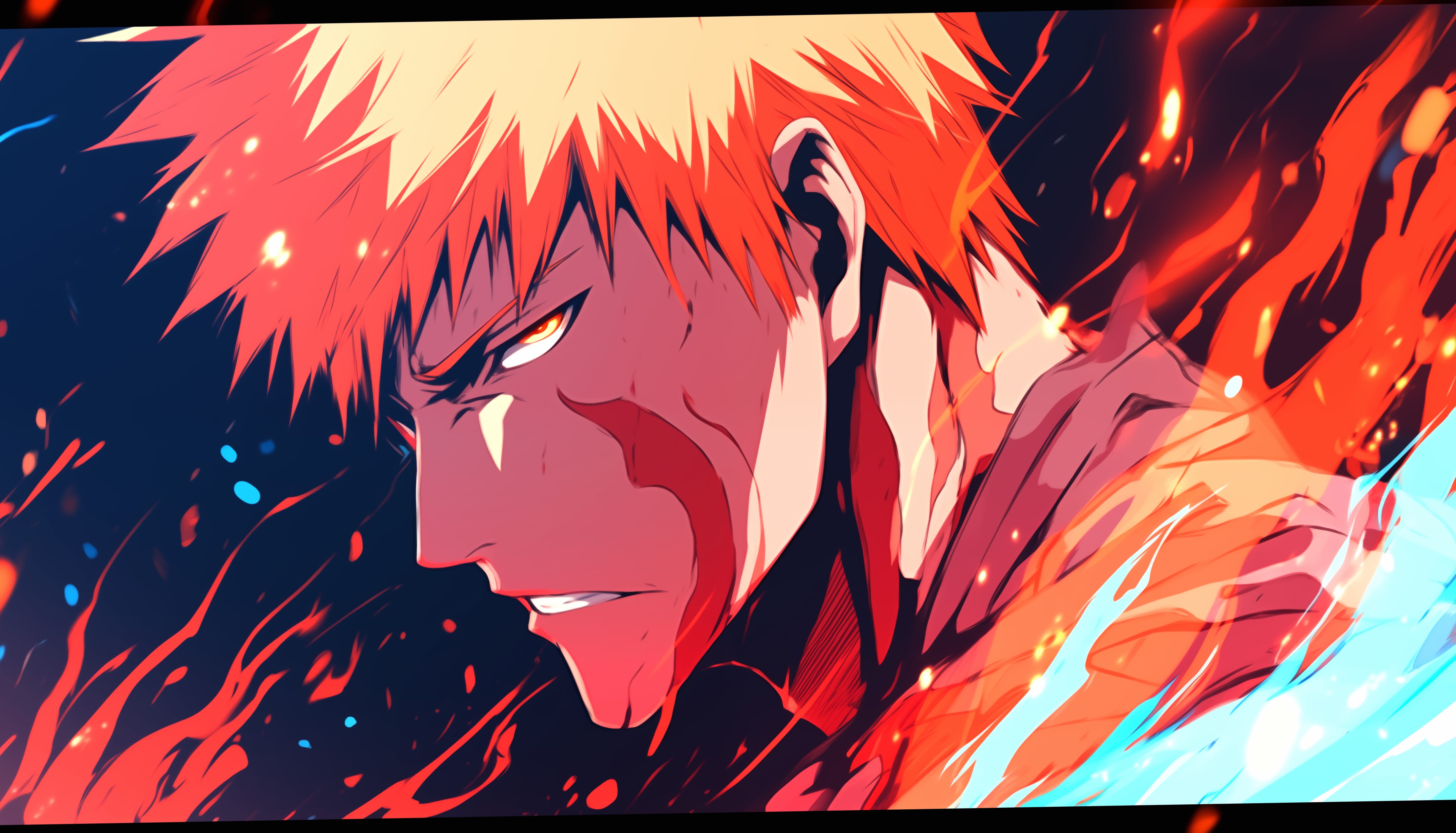 Ichigo From Bleach 4k Wallpaper at 1334 x 750 iPhone 7 size wallpapers HD quality