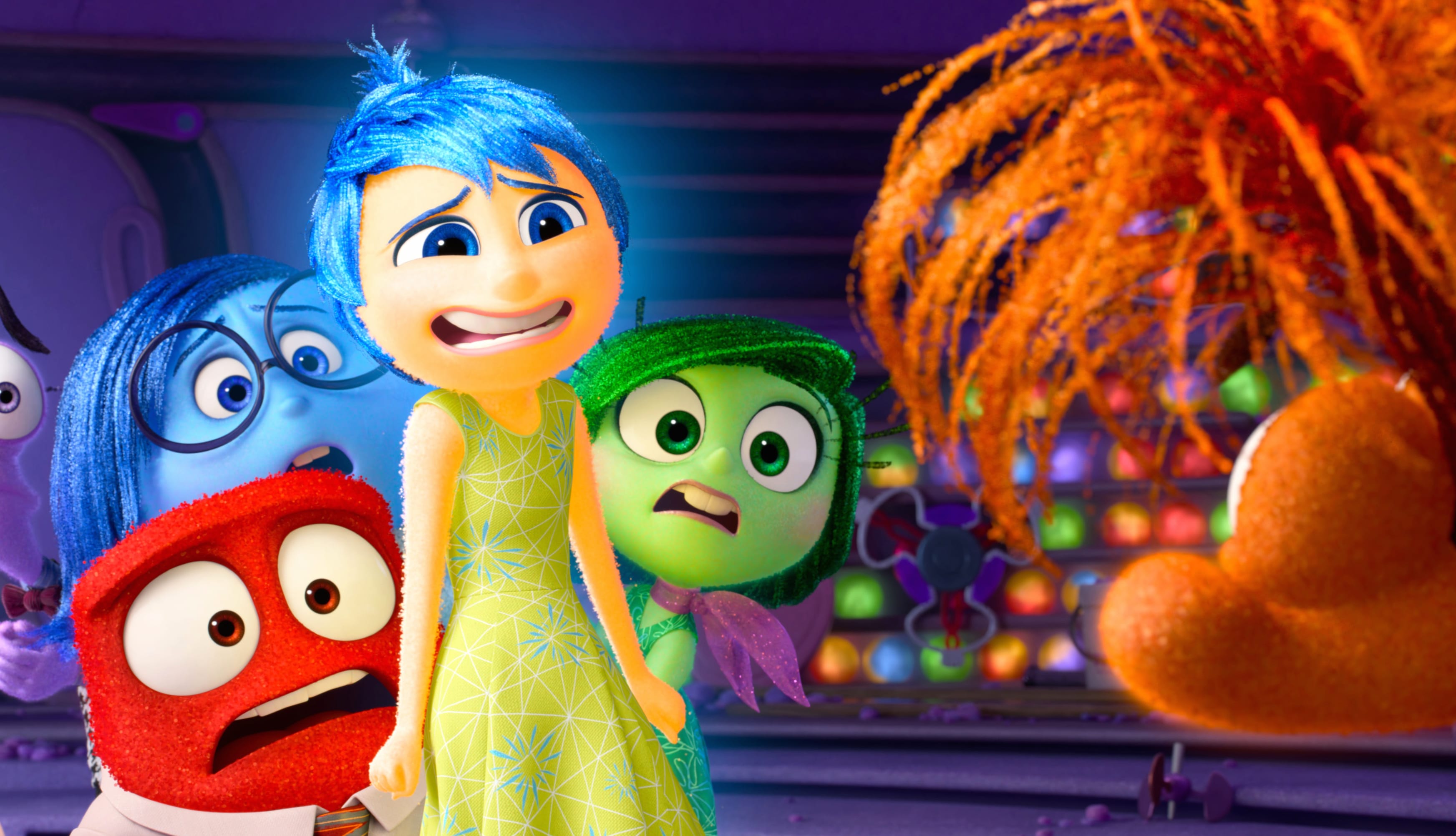 Inside Out 2 Animation movies at 640 x 960 iPhone 4 size wallpapers HD quality