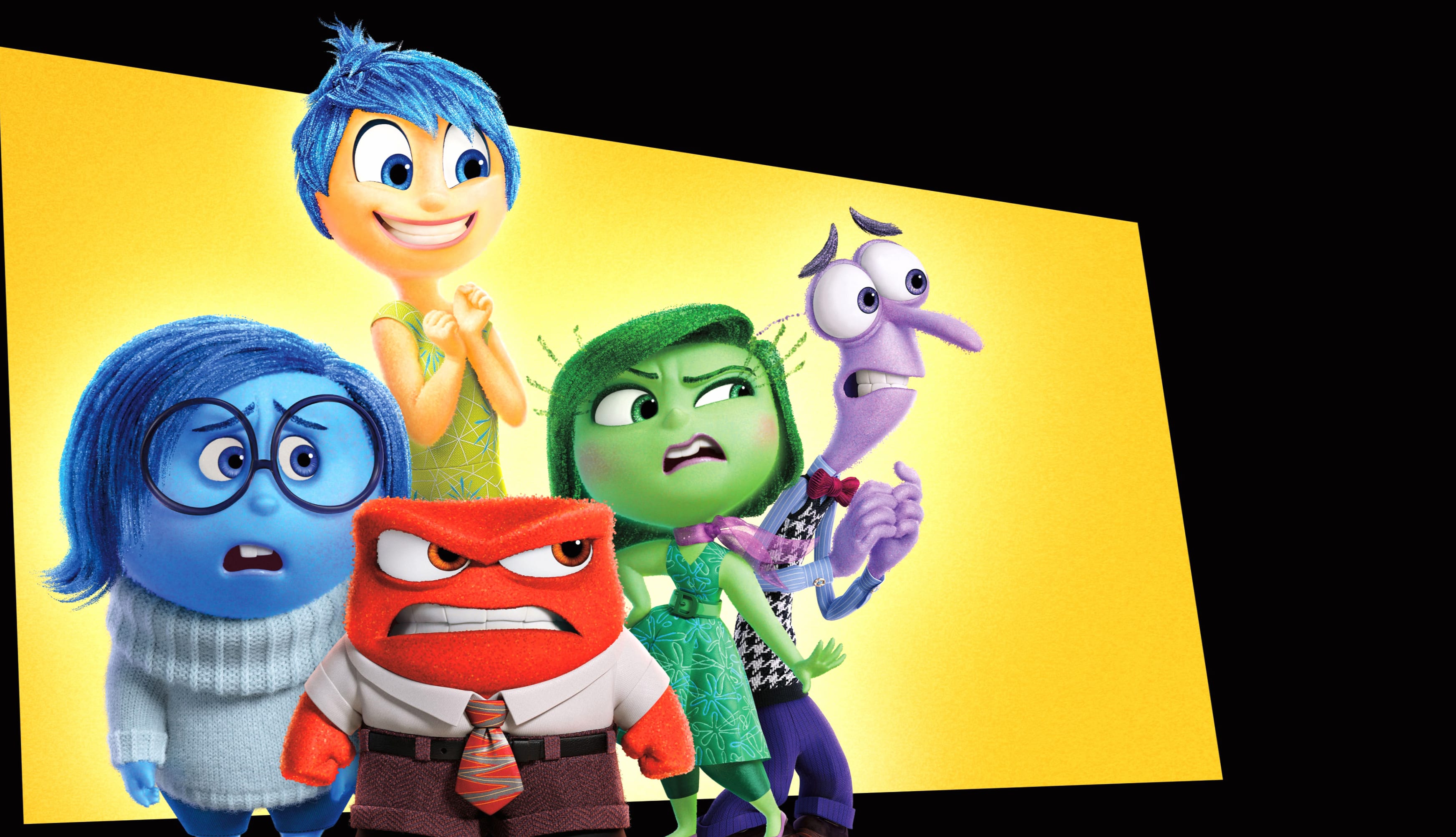 Inside Out 2 Black background at 1280 x 960 size wallpapers HD quality