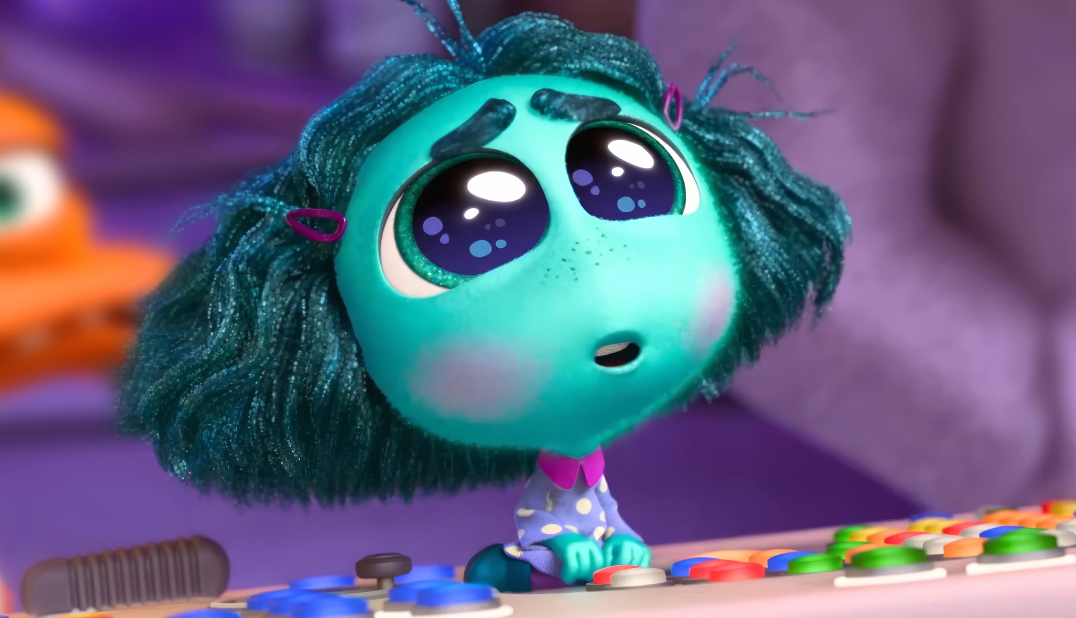 Inside Out 2 Envy at 1024 x 1024 iPad size wallpapers HD quality