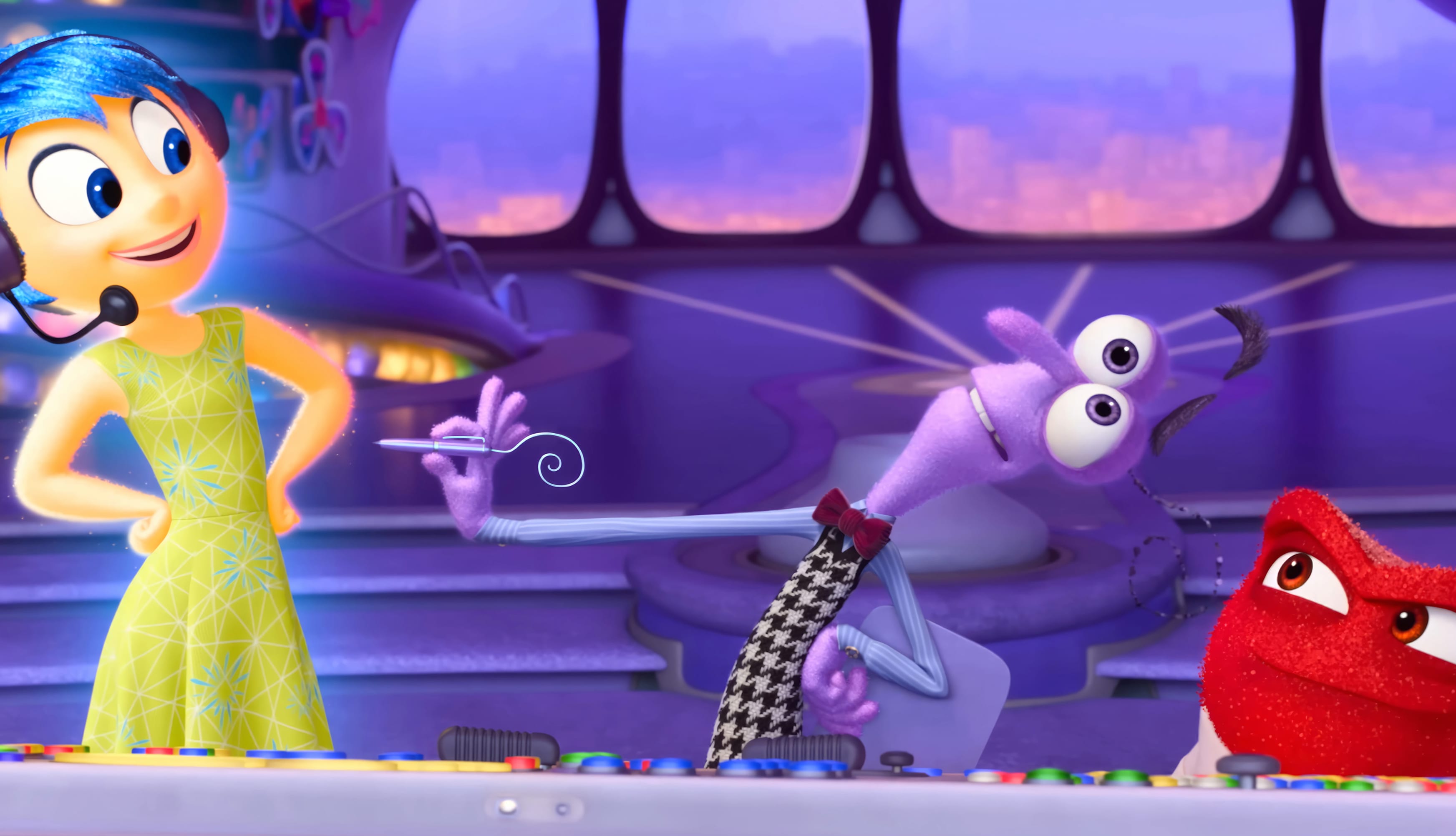 Inside Out 2 Joy & Friends 4K Wallpaper at 1600 x 1200 size wallpapers HD quality