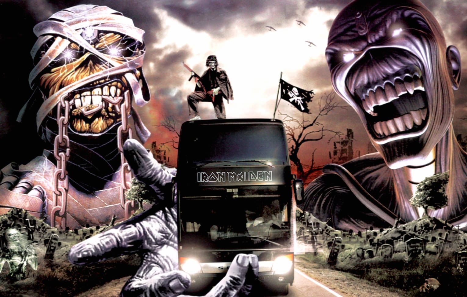 Iron Maiden A Journey Through Metal Fantasy at 1920 x 1080 HD size wallpapers HD quality