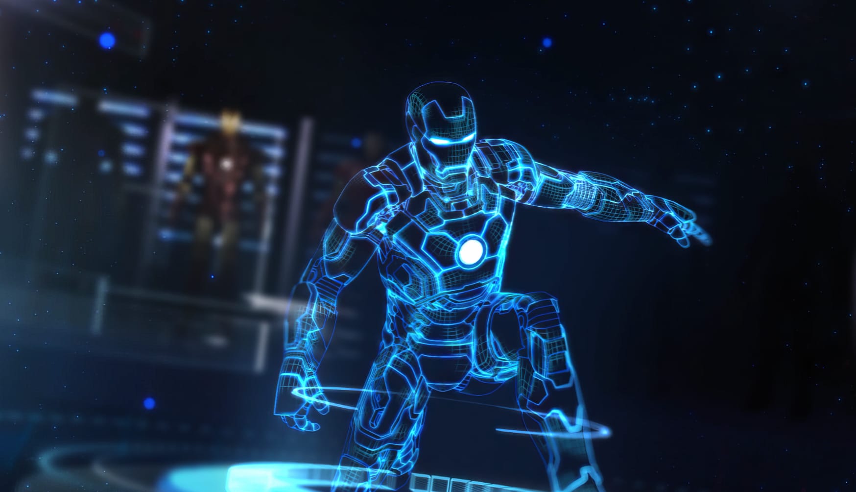 Iron Man Hologram wallpapers HD quality