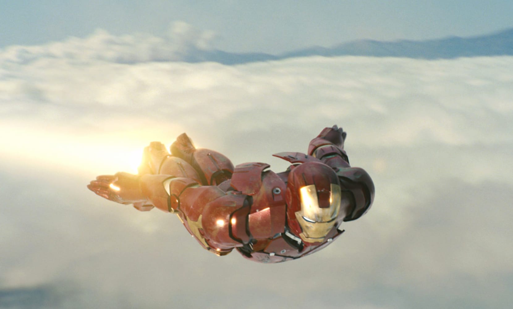 Iron Man Soaring - at 1152 x 864 size wallpapers HD quality