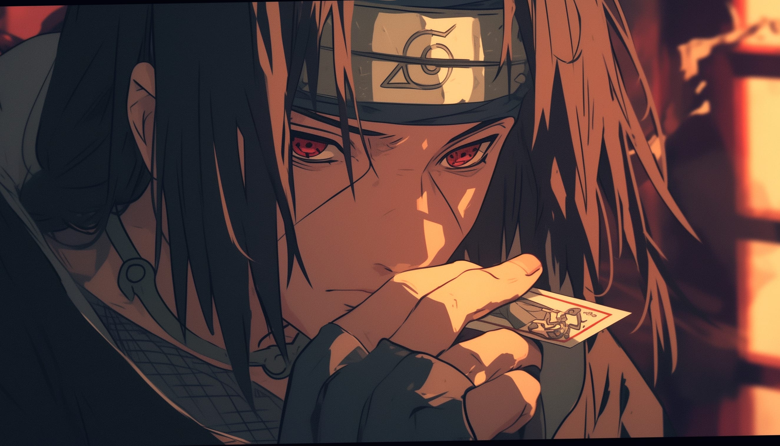 Itachi Uchiha - Mysterious Gaze at 1600 x 1200 size wallpapers HD quality