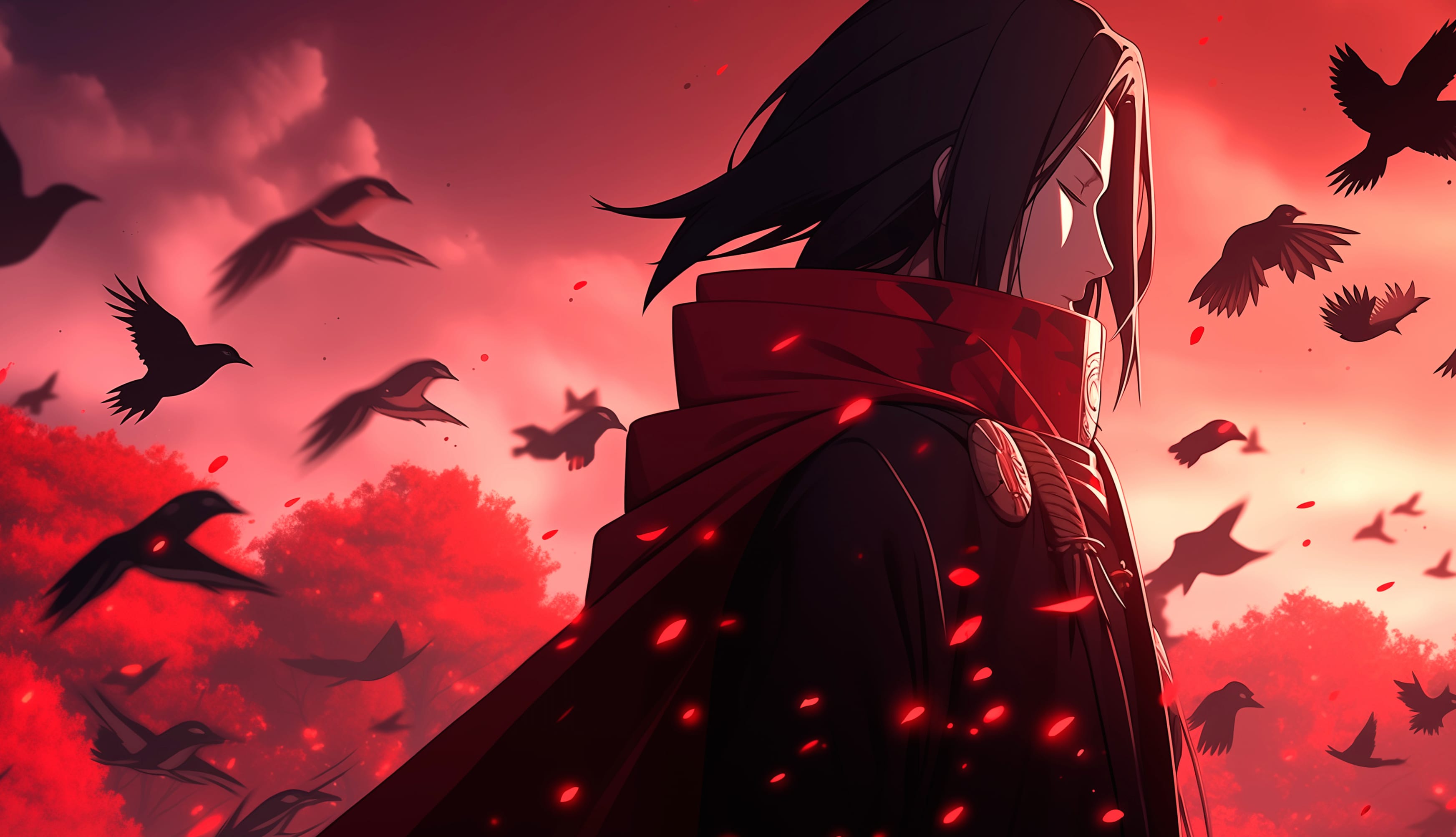 Itachi Uchiha AI art wallpapers HD quality