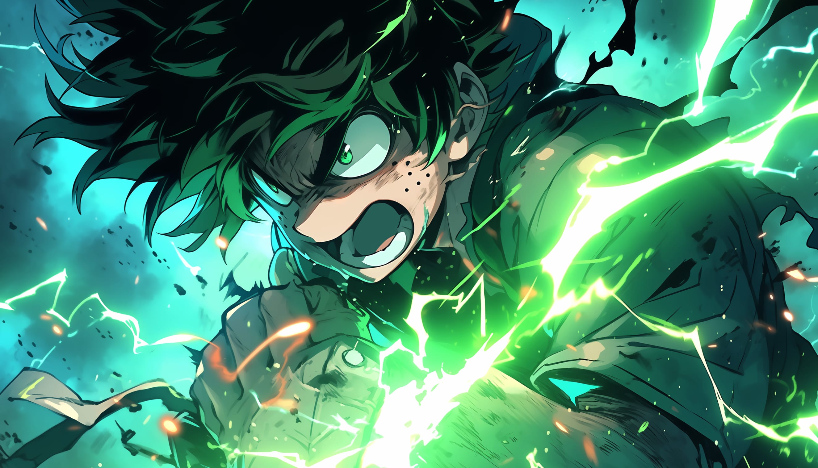 Izuku Midoriya My Hero Academia at 750 x 1334 iPhone 6 size wallpapers HD quality