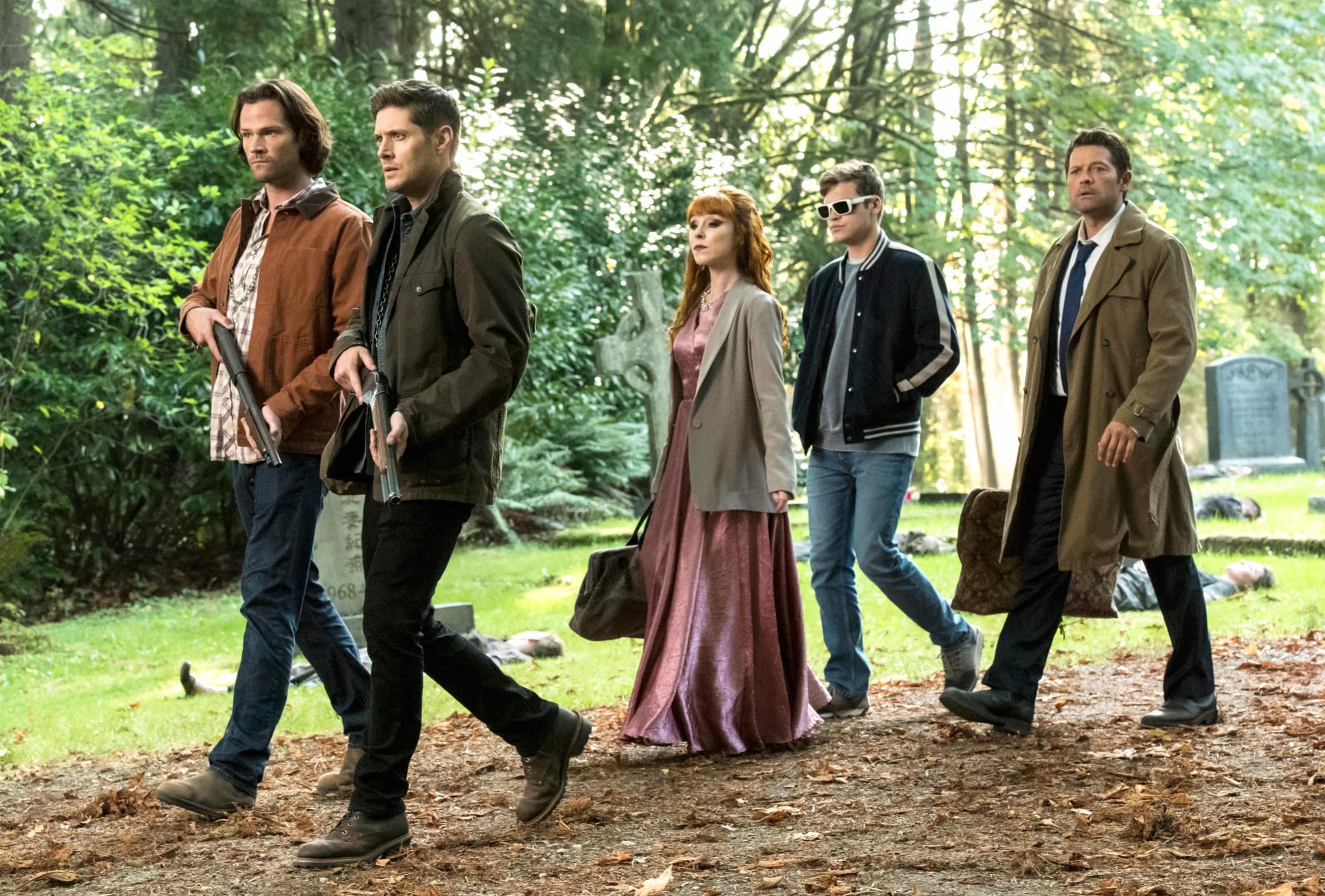 Jared Padalecki Jensen Ackles Dean Winchester Sam Winchester Castiel (Supernatural) TV Show Supernatural wallpapers HD quality