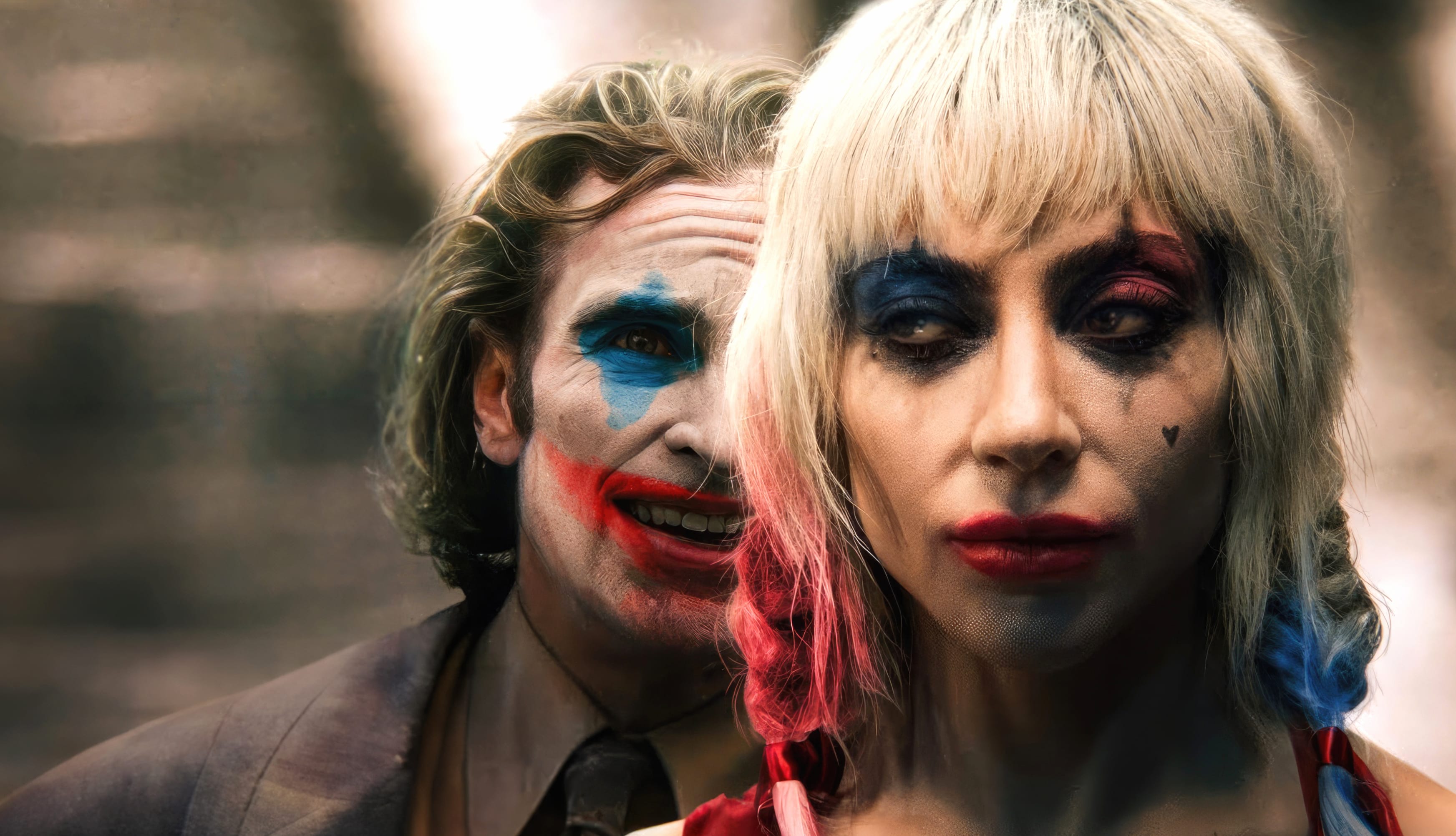 Joker Duo in Shadows at 640 x 960 iPhone 4 size wallpapers HD quality