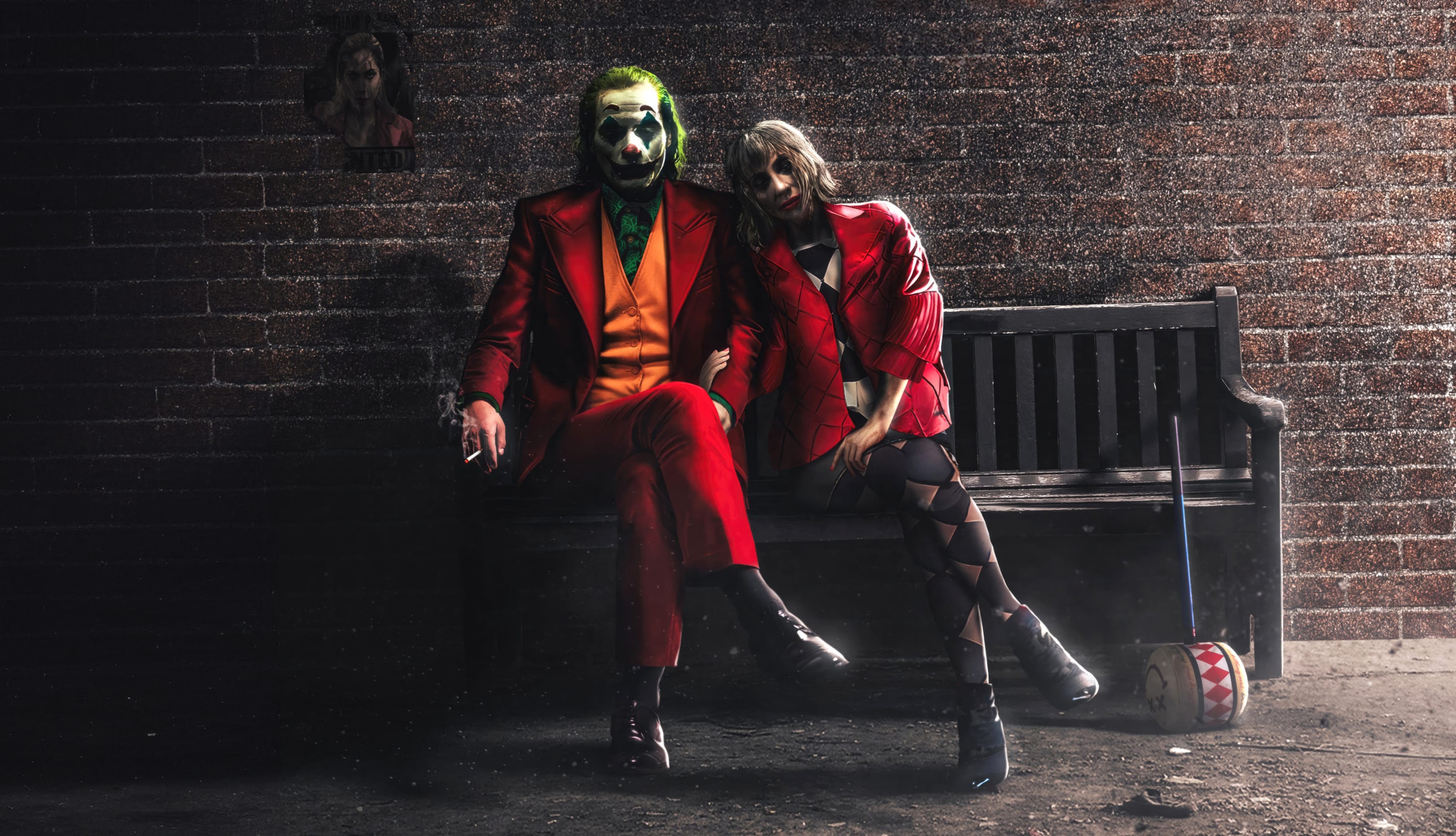 Joker Folie à Deux Duo at 1536 x 864 HD size wallpapers HD quality