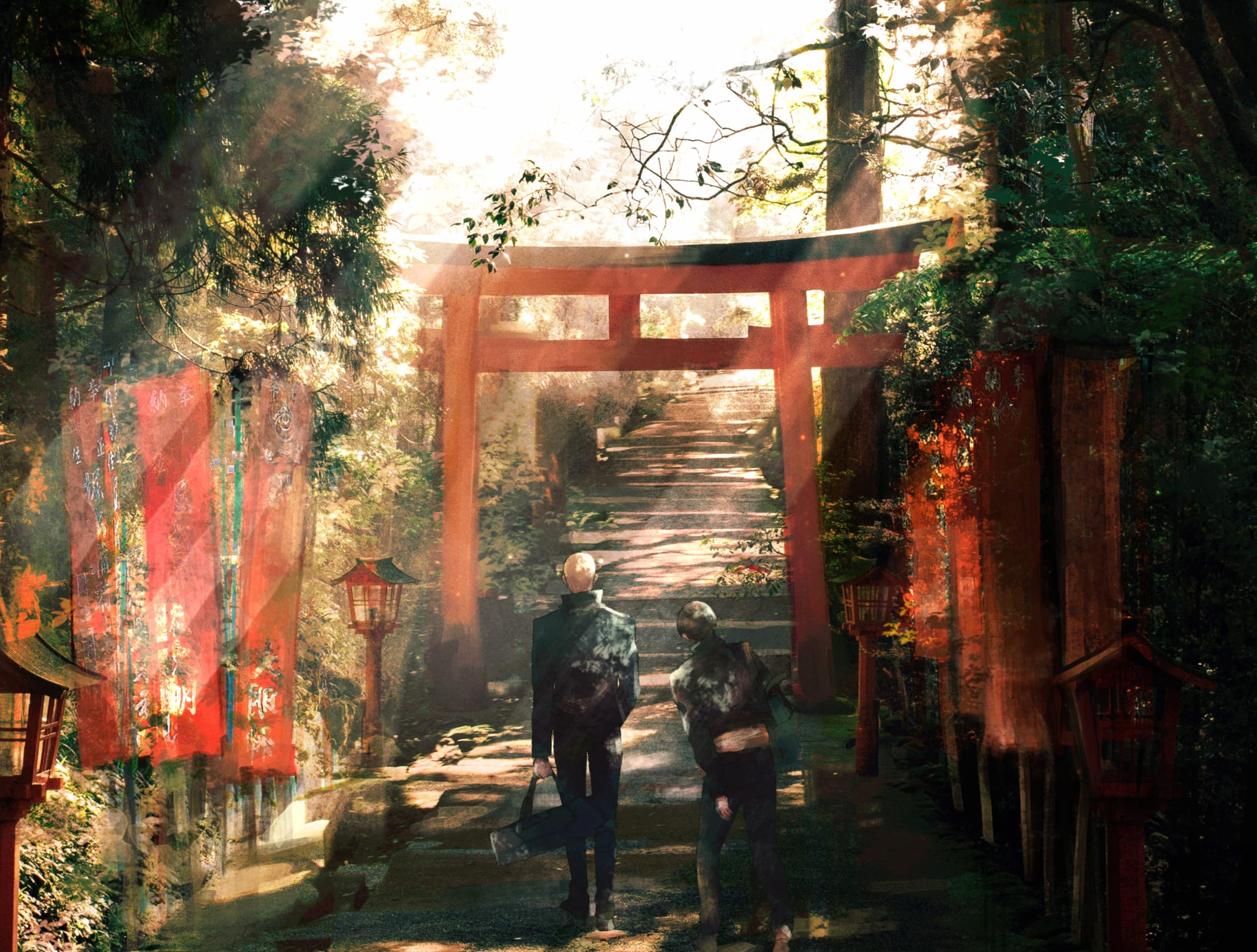 Jujutsu Kaisen Torii Path at 1024 x 768 size wallpapers HD quality