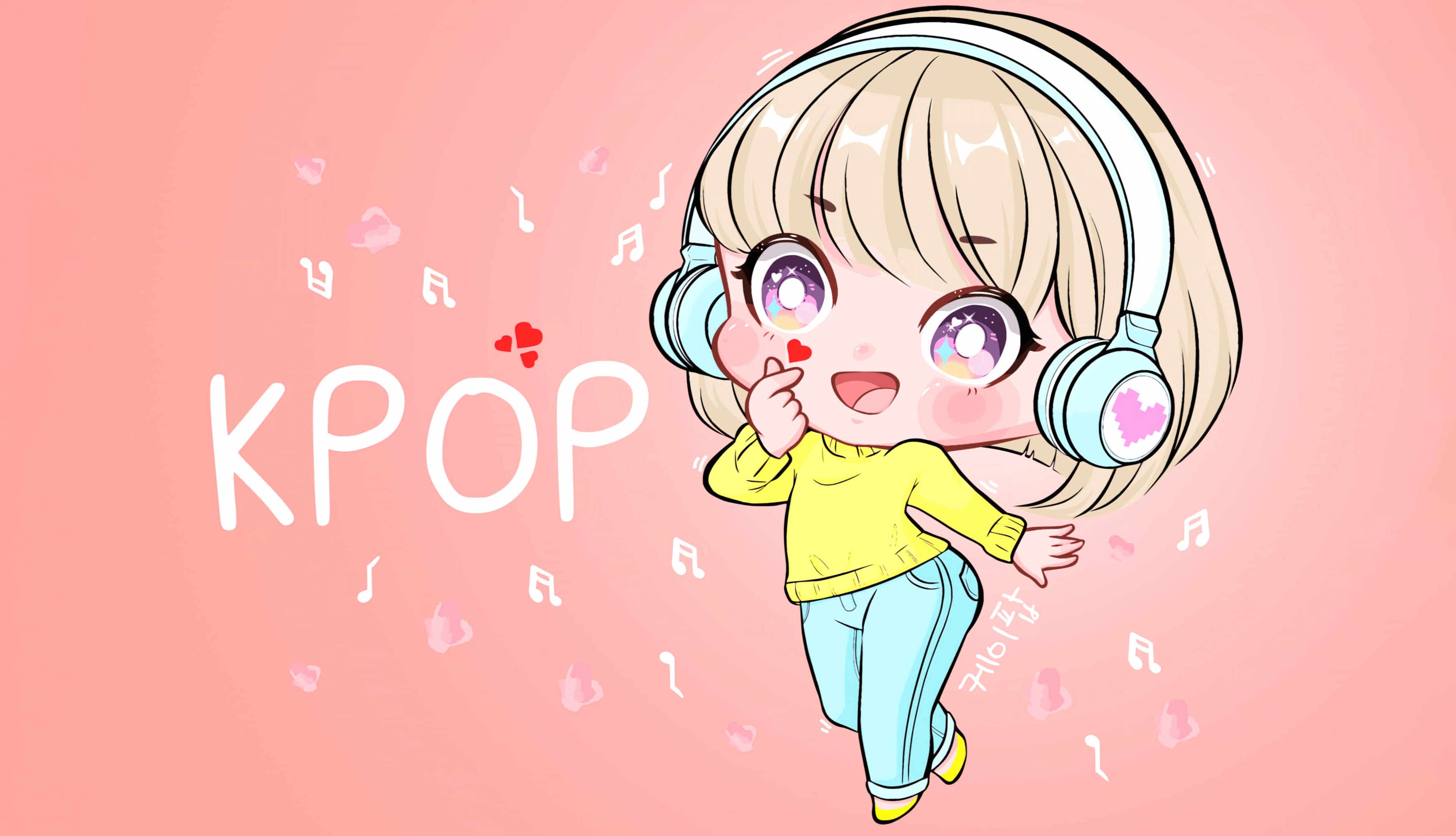 K-pop Chibi wallpapers HD quality