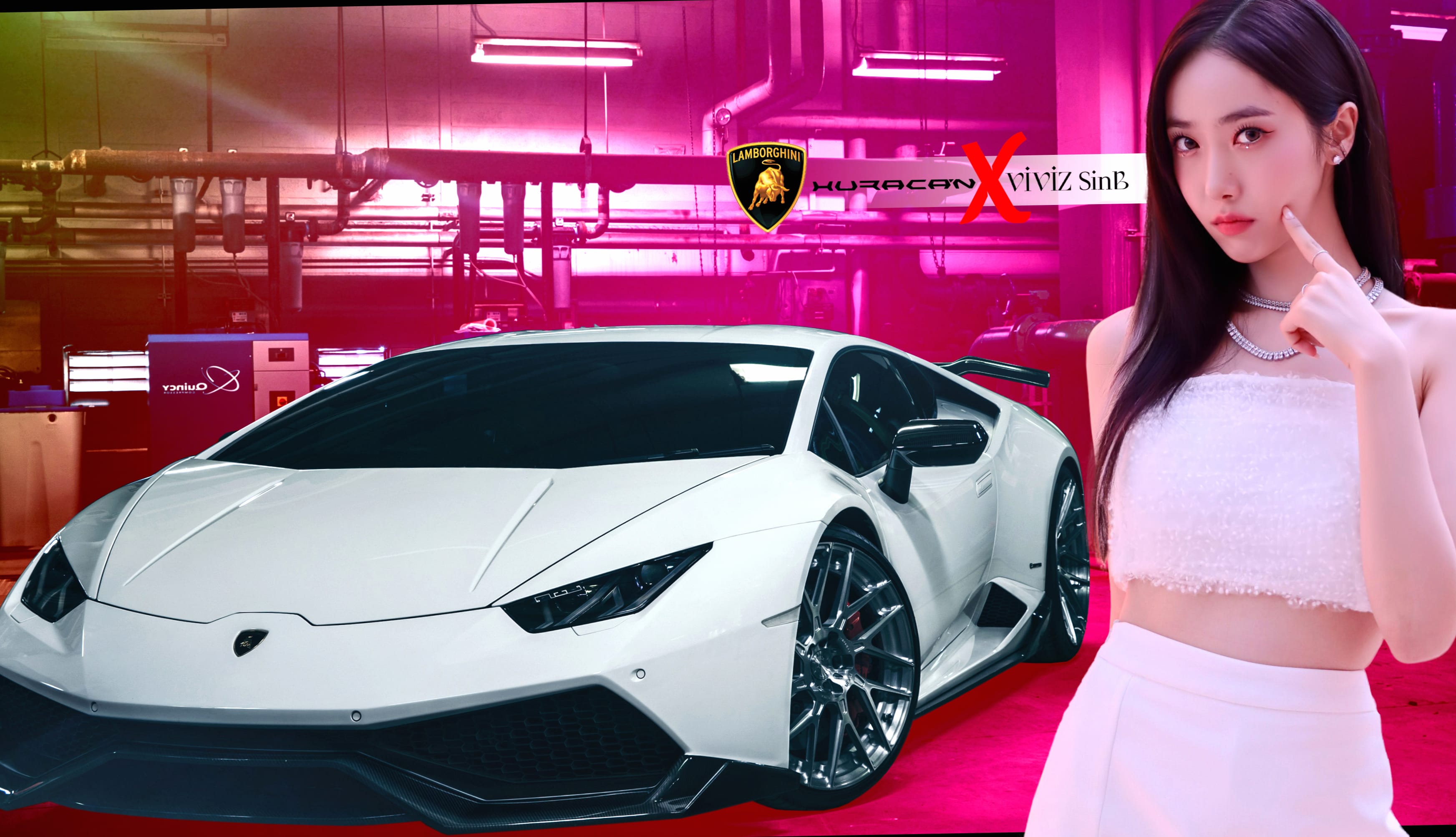 K-pop Music Viviz Lamborghini SinB at 1600 x 1200 size wallpapers HD quality