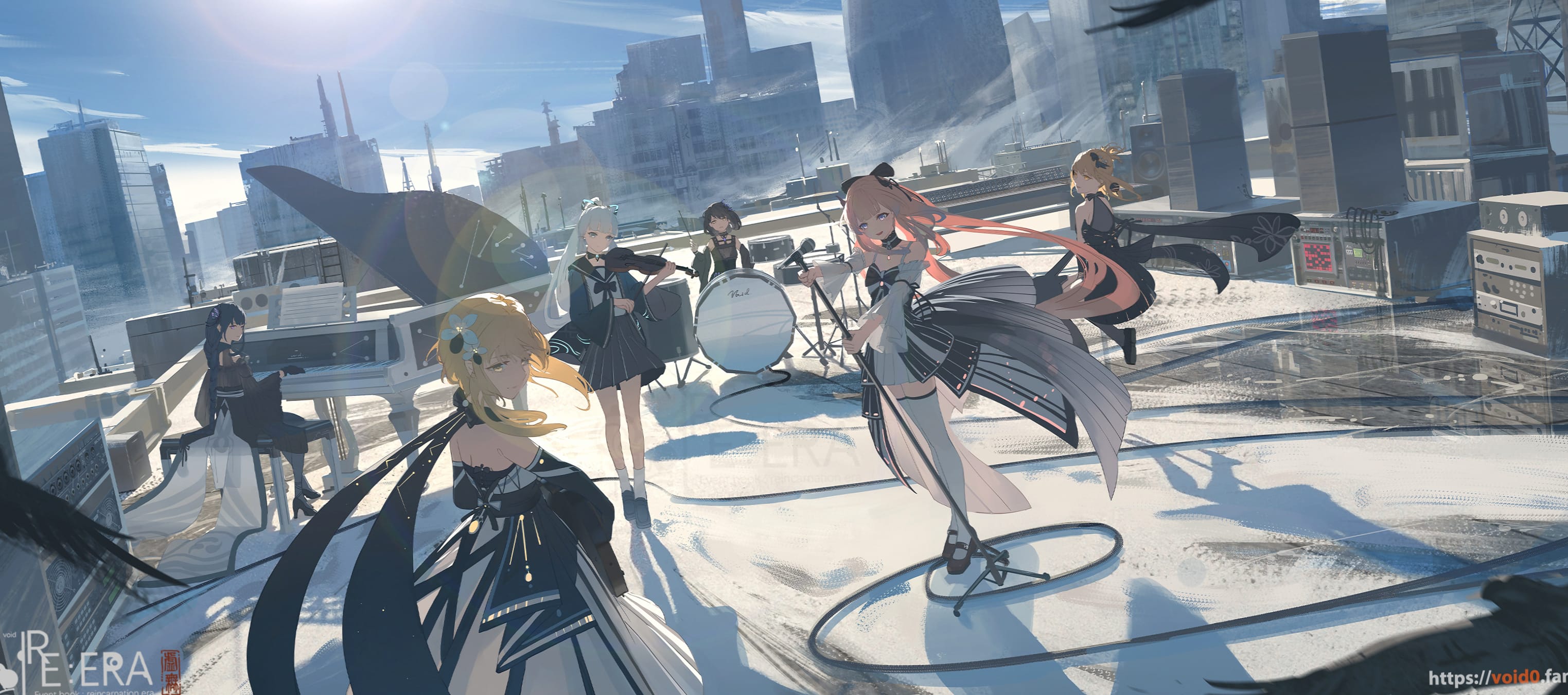Kamisato Ayaka (Genshin Impact) Yoimiya (Genshin Impact) Sangonomiya Kokomi Lumine (Genshin Impact) Baal Raiden Shogun (Genshin Impact) Video Game Genshin Impact at 1680 x 945 HD size wallpapers HD quality