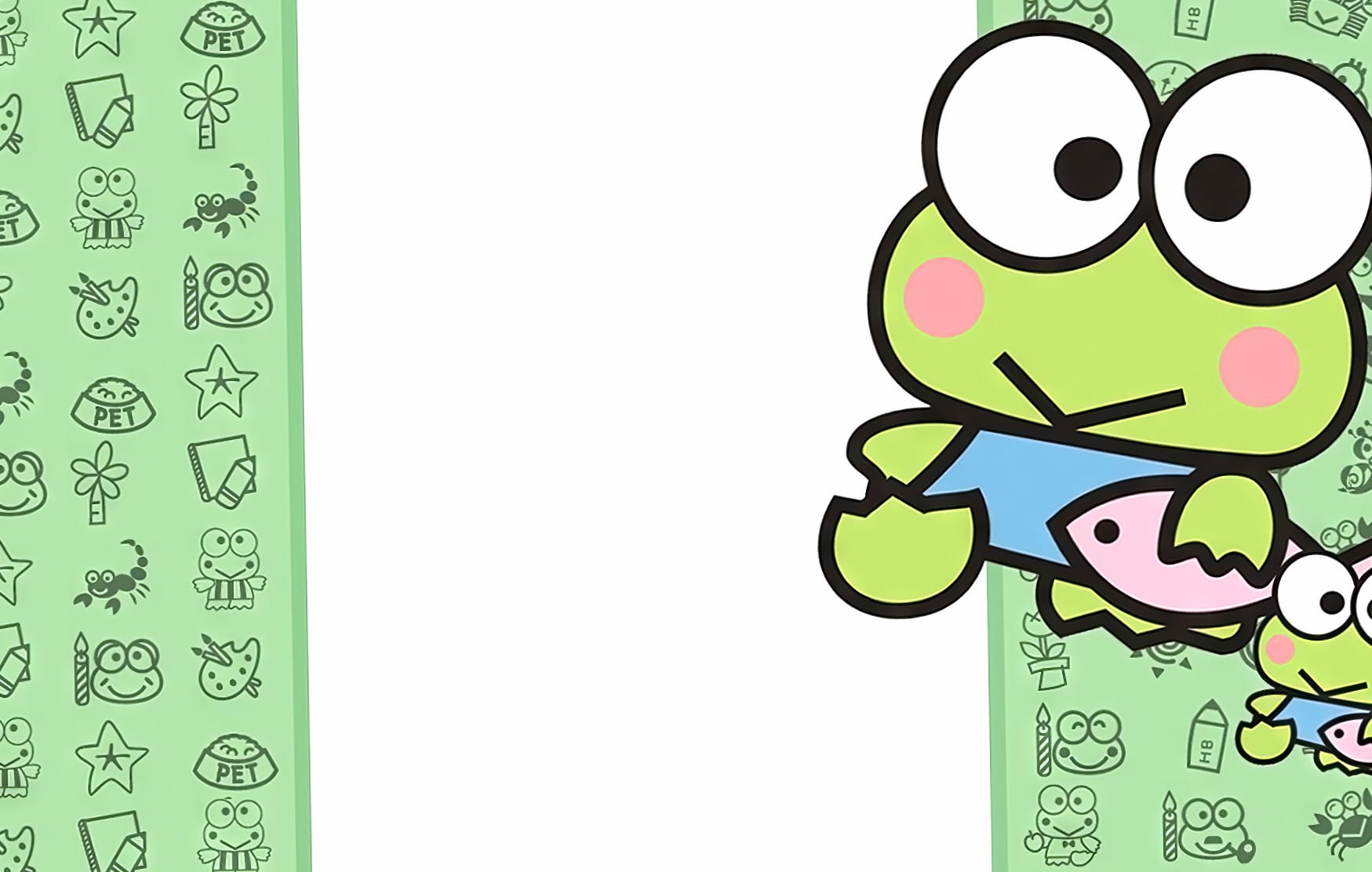 Keroppi - Cute Sanrio Anime Desktop Background wallpapers HD quality