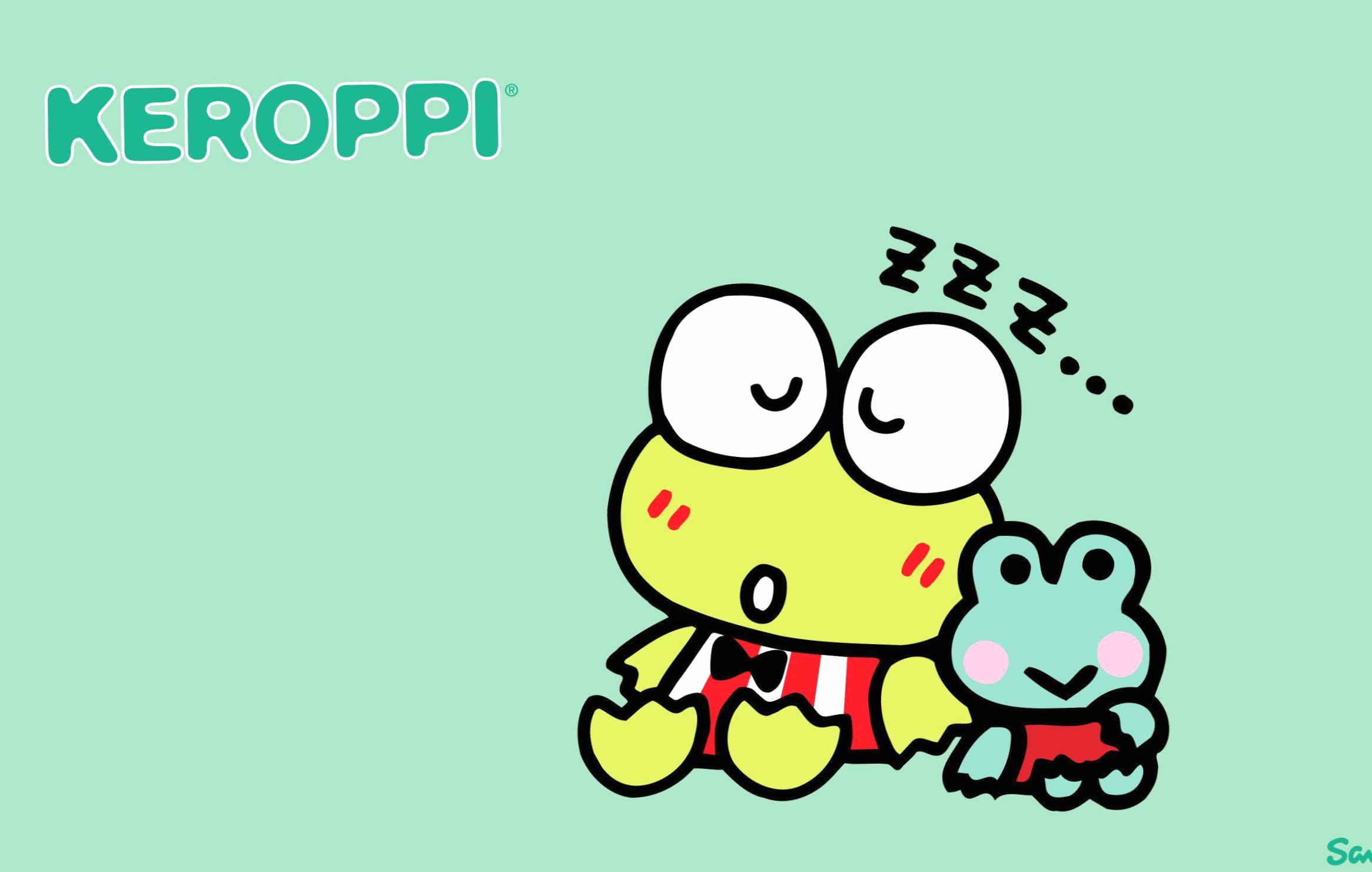 Keroppi Sleepy Time - Cute Anime Sanrio wallpapers HD quality