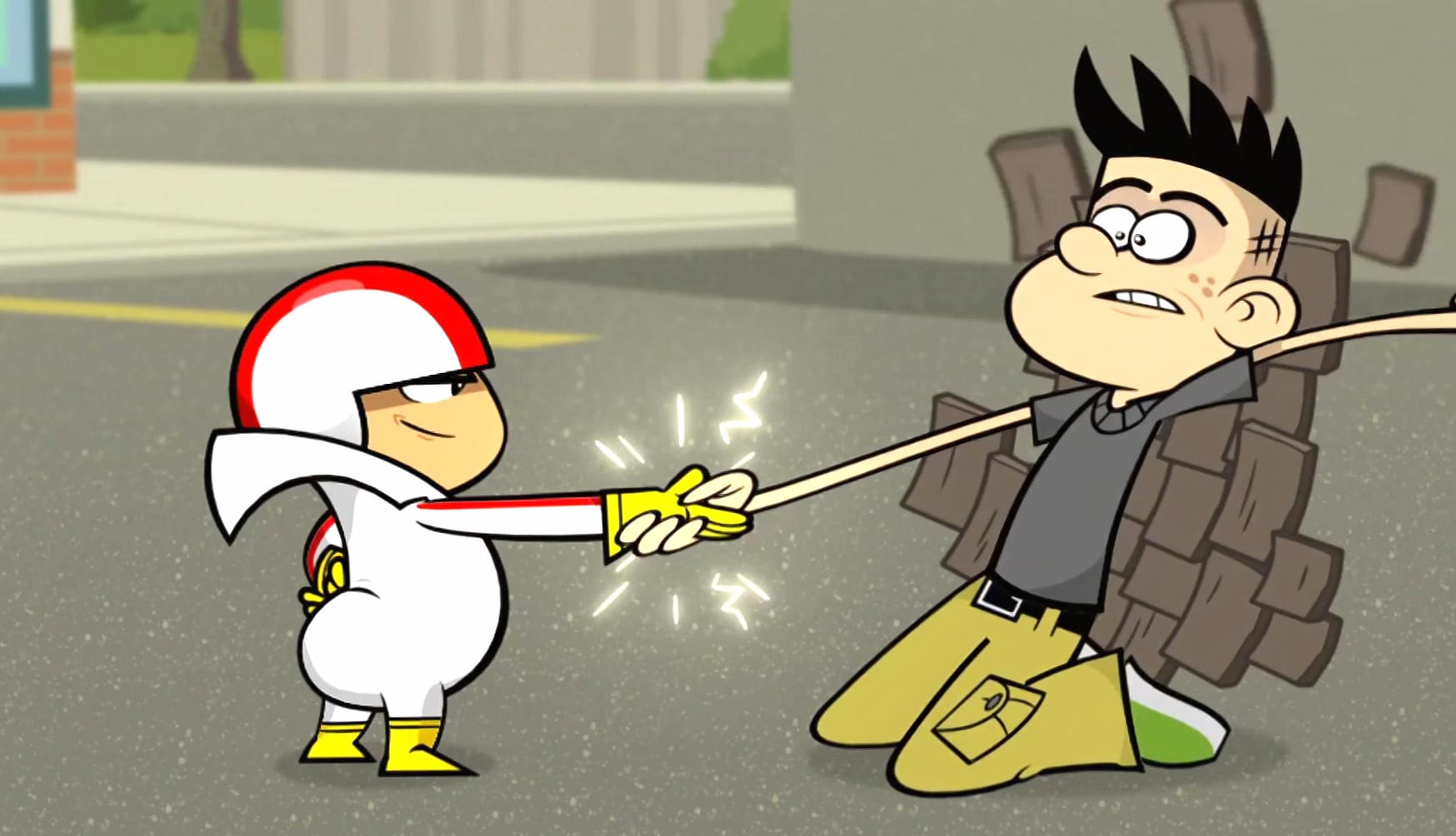 Kick Buttowski Ultimate Showdown at 2560 x 1440 HD size wallpapers HD quality