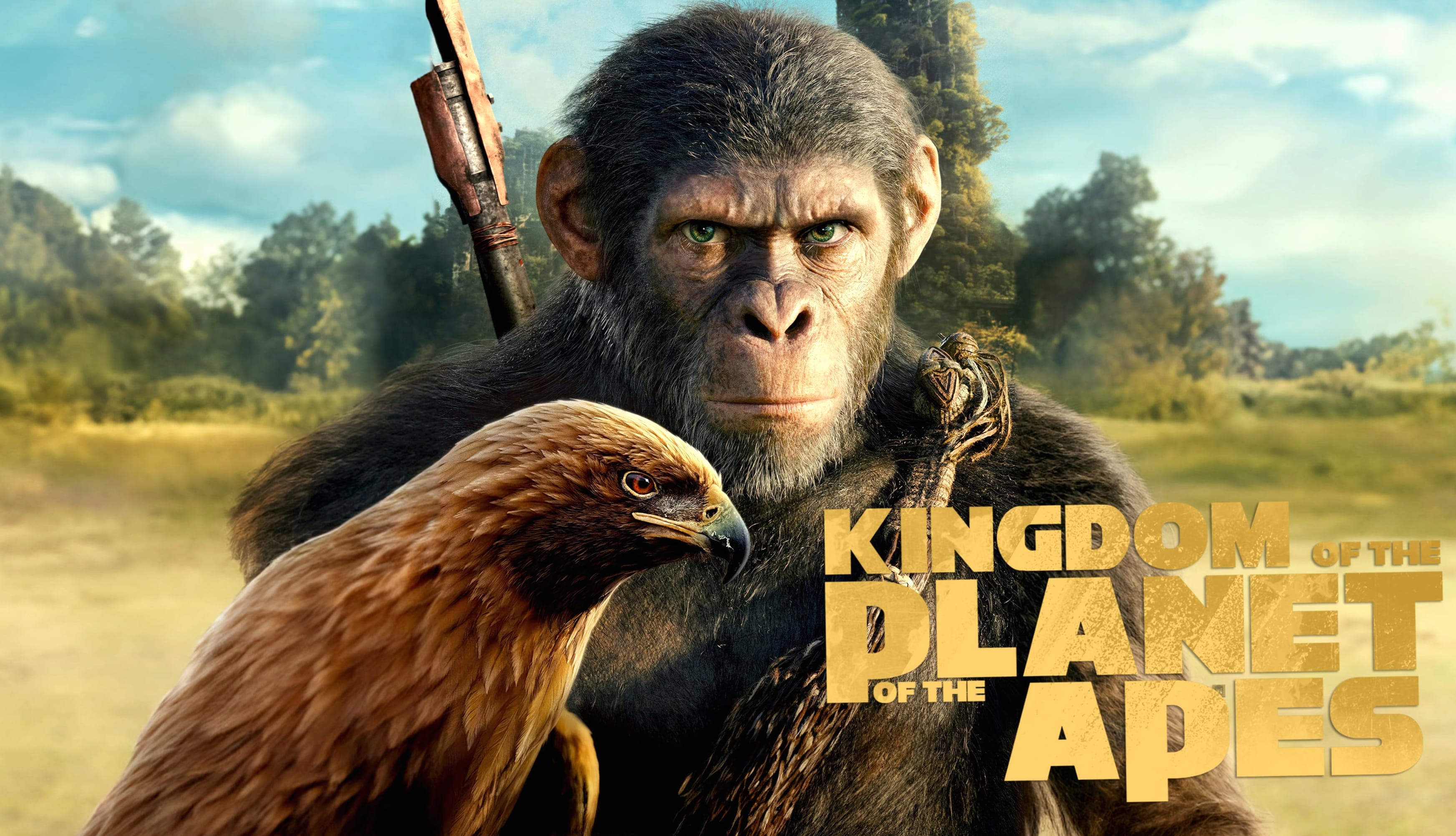 Kingdom of the Planet of the Apes Movie poster at 1600 x 900 HD size wallpapers HD quality