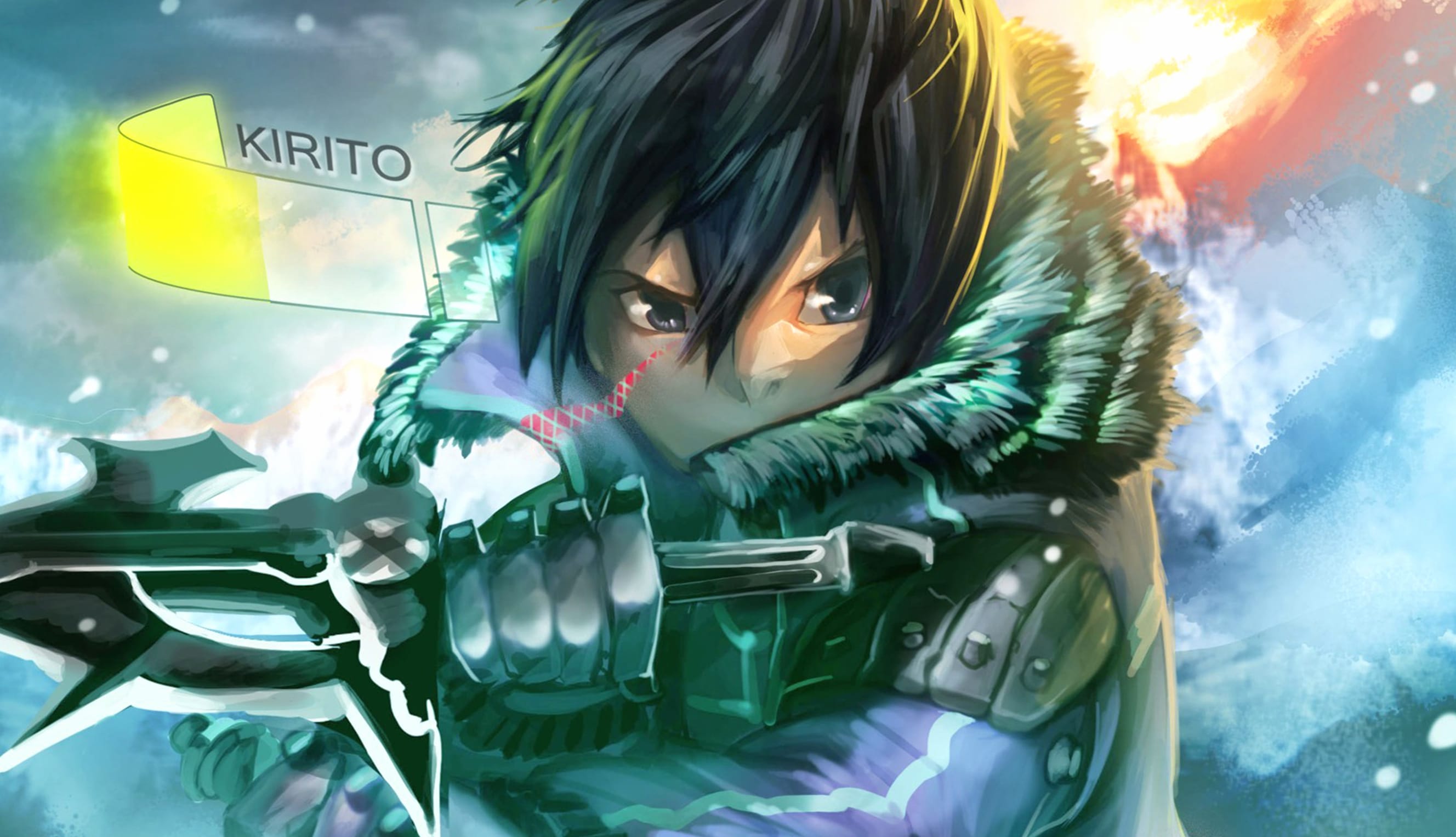 Kirito from Sword Art Online - HD Anime Wallpaper at 1280 x 720 HD size wallpapers HD quality