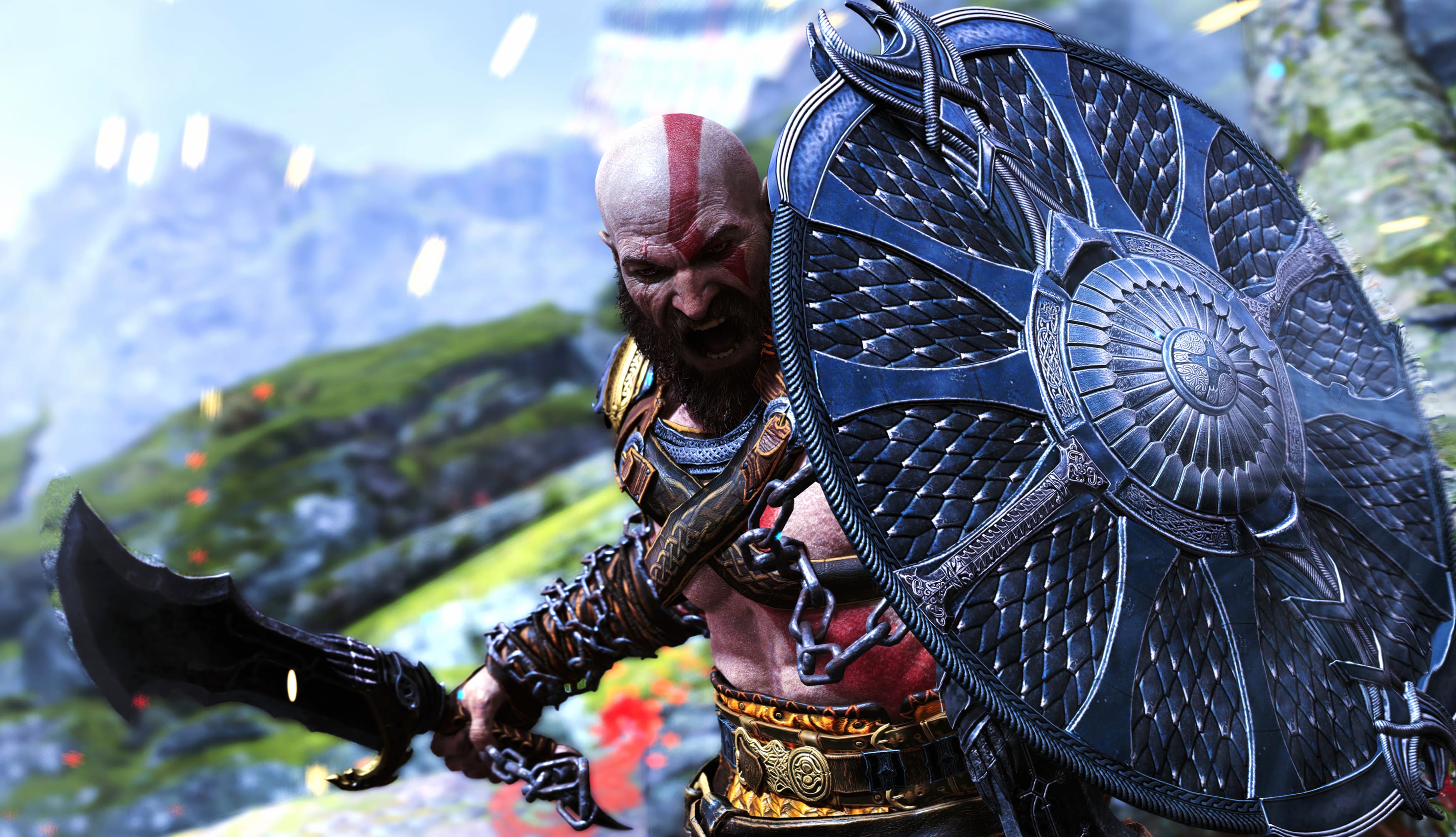 Kratos God of War Ragnarok at 1680 x 945 HD size wallpapers HD quality