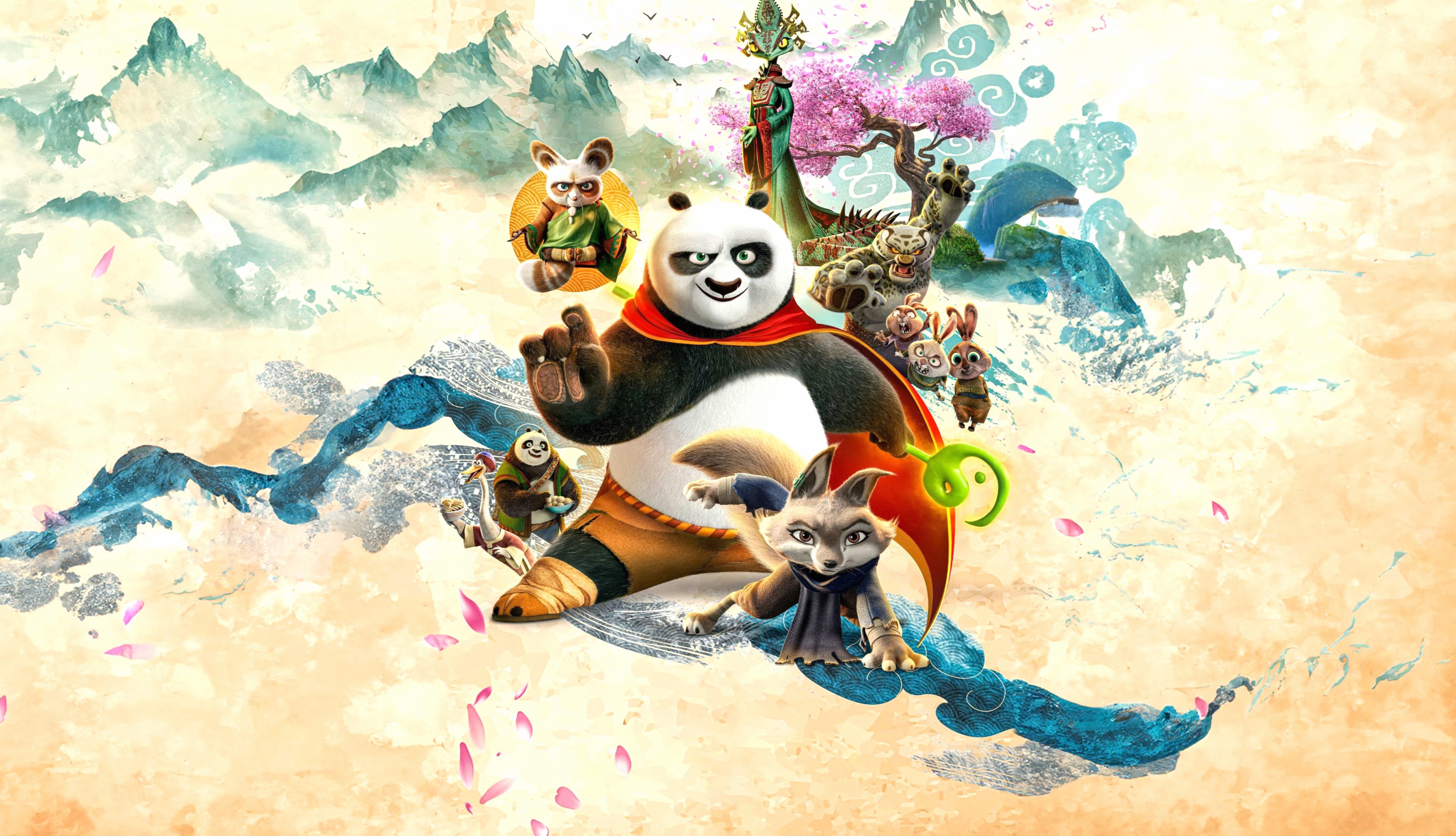 Kung Fu Panda 4 Animation wallpapers HD quality