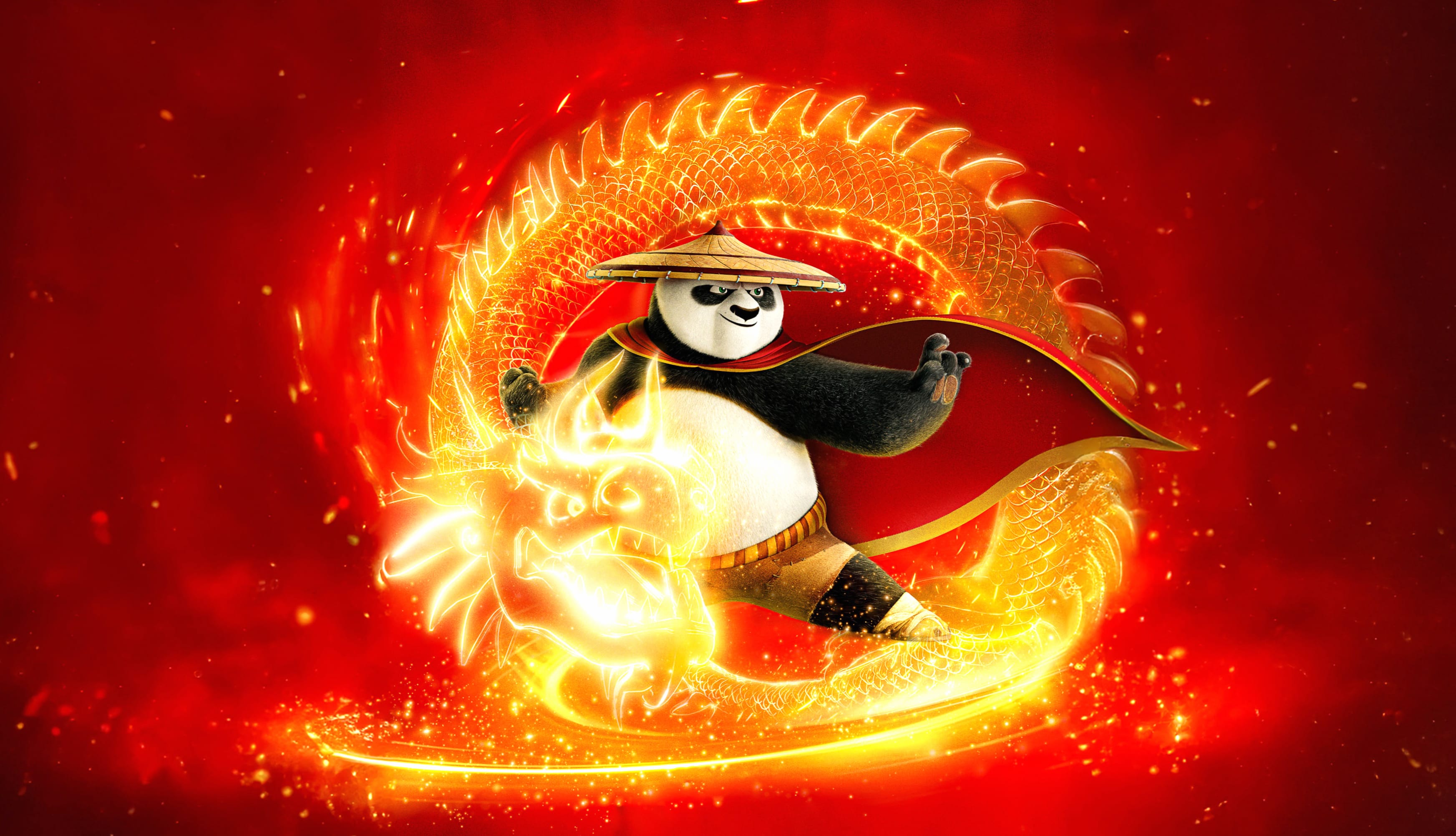 Kung Fu Panda 4 Dragon wallpapers HD quality