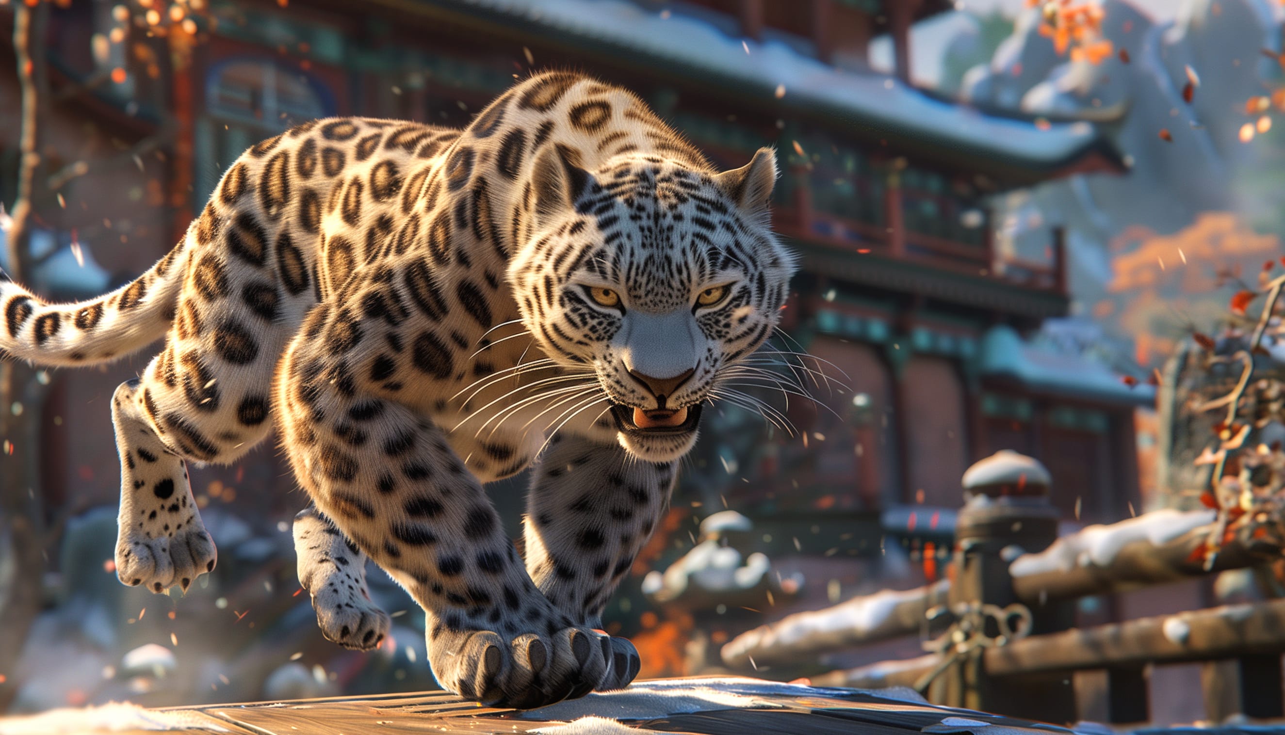 Kung Fu Panda Tai Lung Leopard wallpapers HD quality