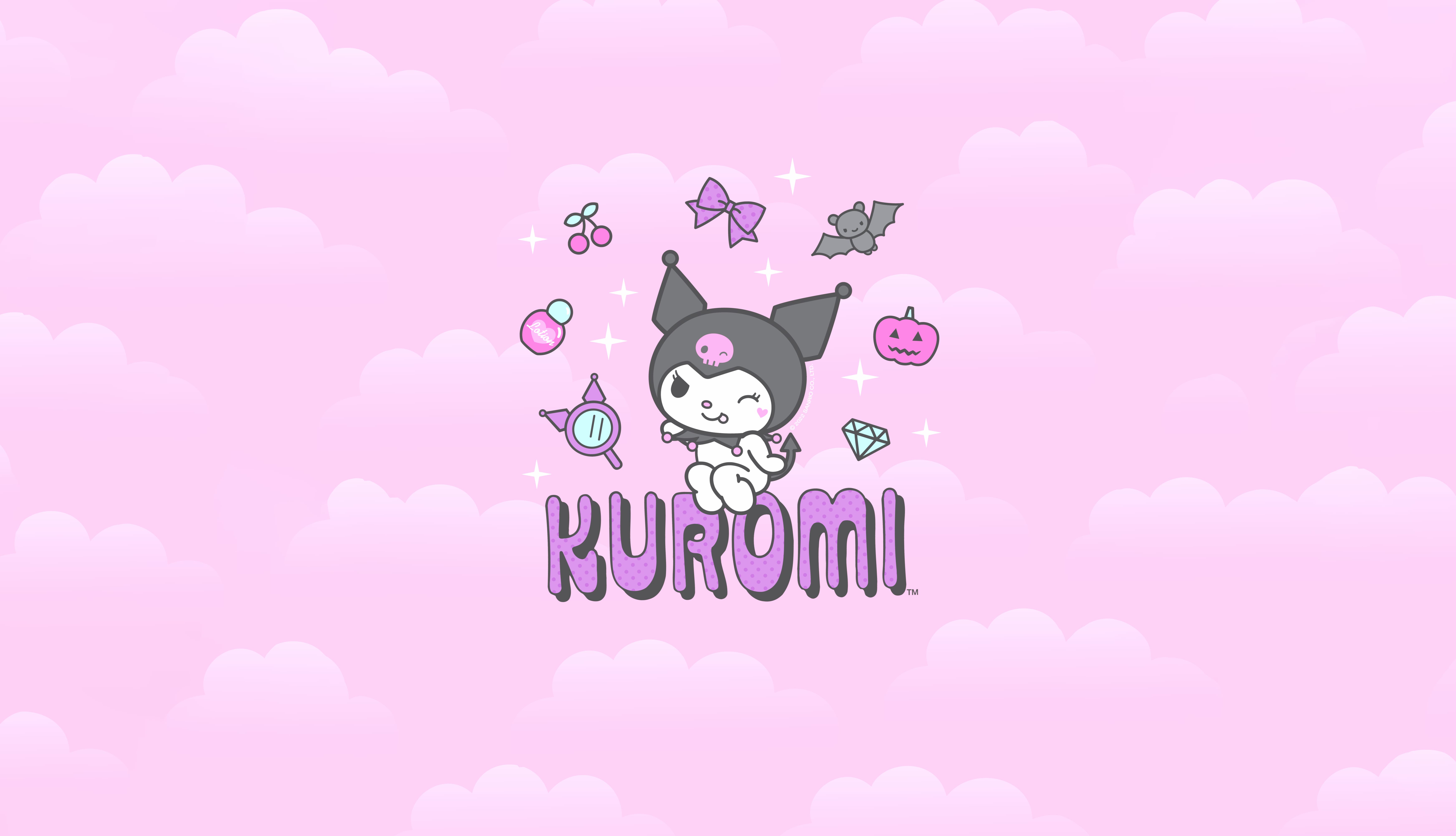 Kuromi Anime Wallpaper - Cute Sanrio Desktop Background HD at 640 x 1136 iPhone 5 size wallpapers HD quality