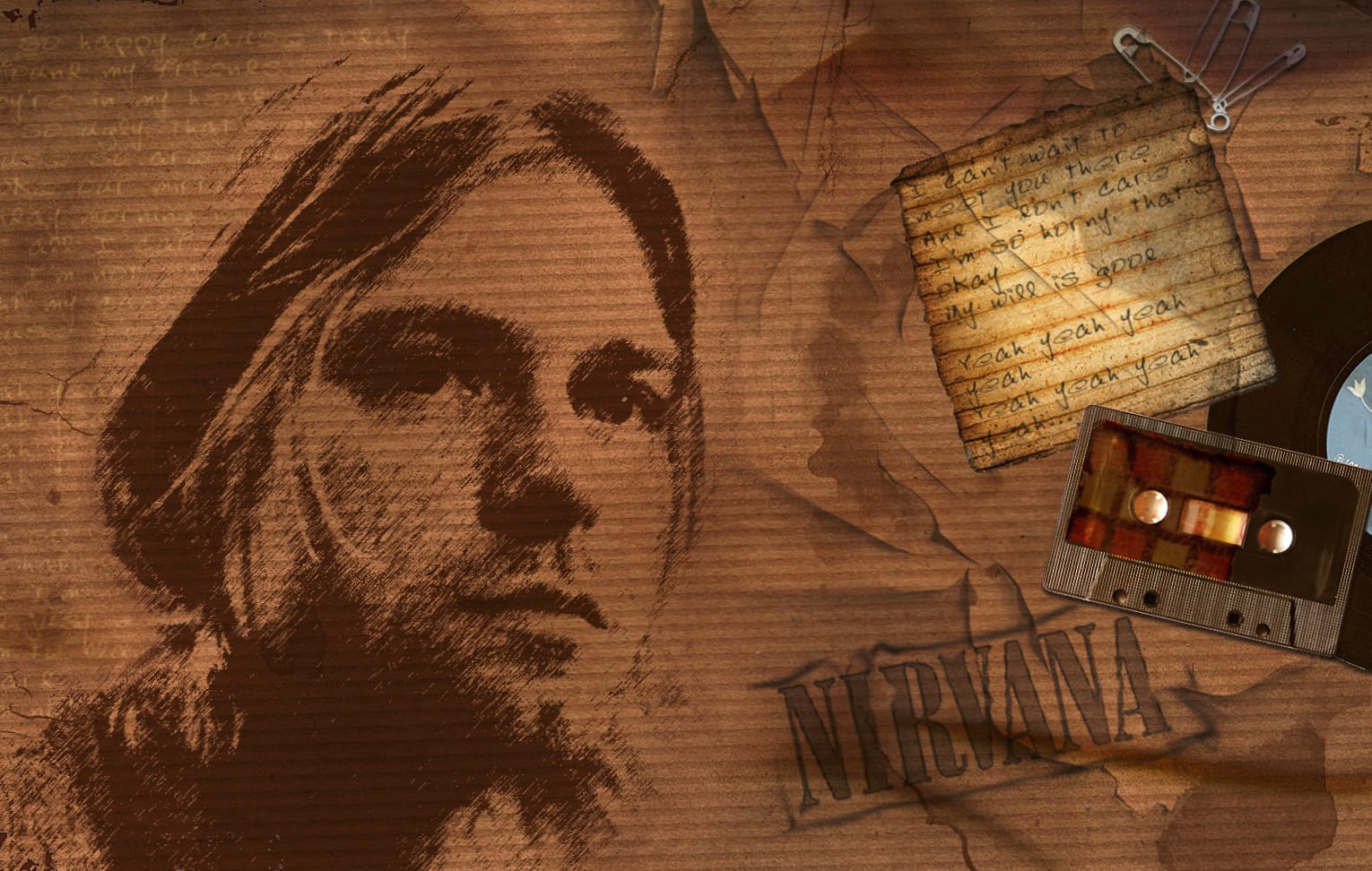 Kurt Cobain Music Nirvana Wallpaper wallpapers HD quality