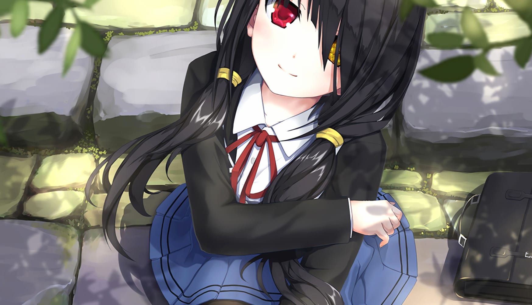 Kurumi Tokisaki - School Uniform & Heterochromia wallpapers HD quality