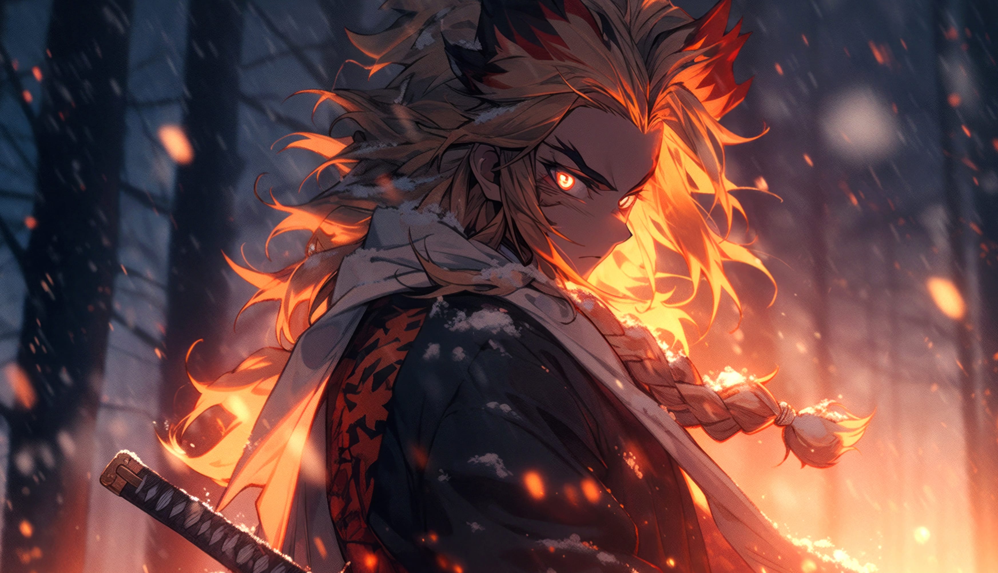 Kyojuro Rengoku (Kimetsu no Yaiba) wallpapers HD quality