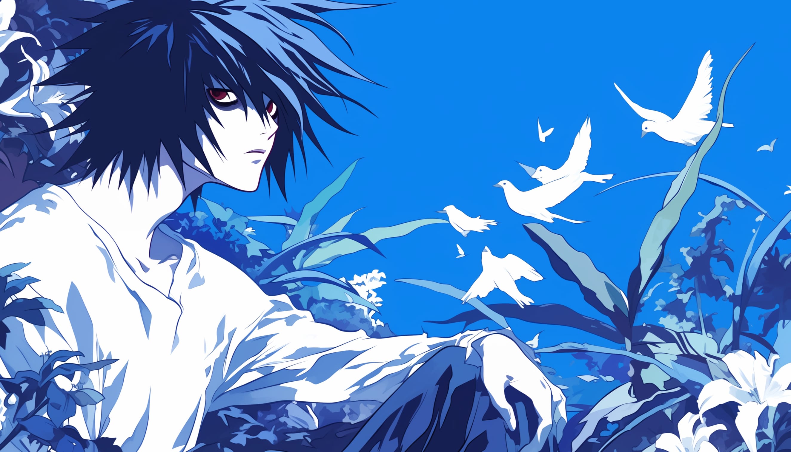 L from Death Note Anime wallpapers HD quality